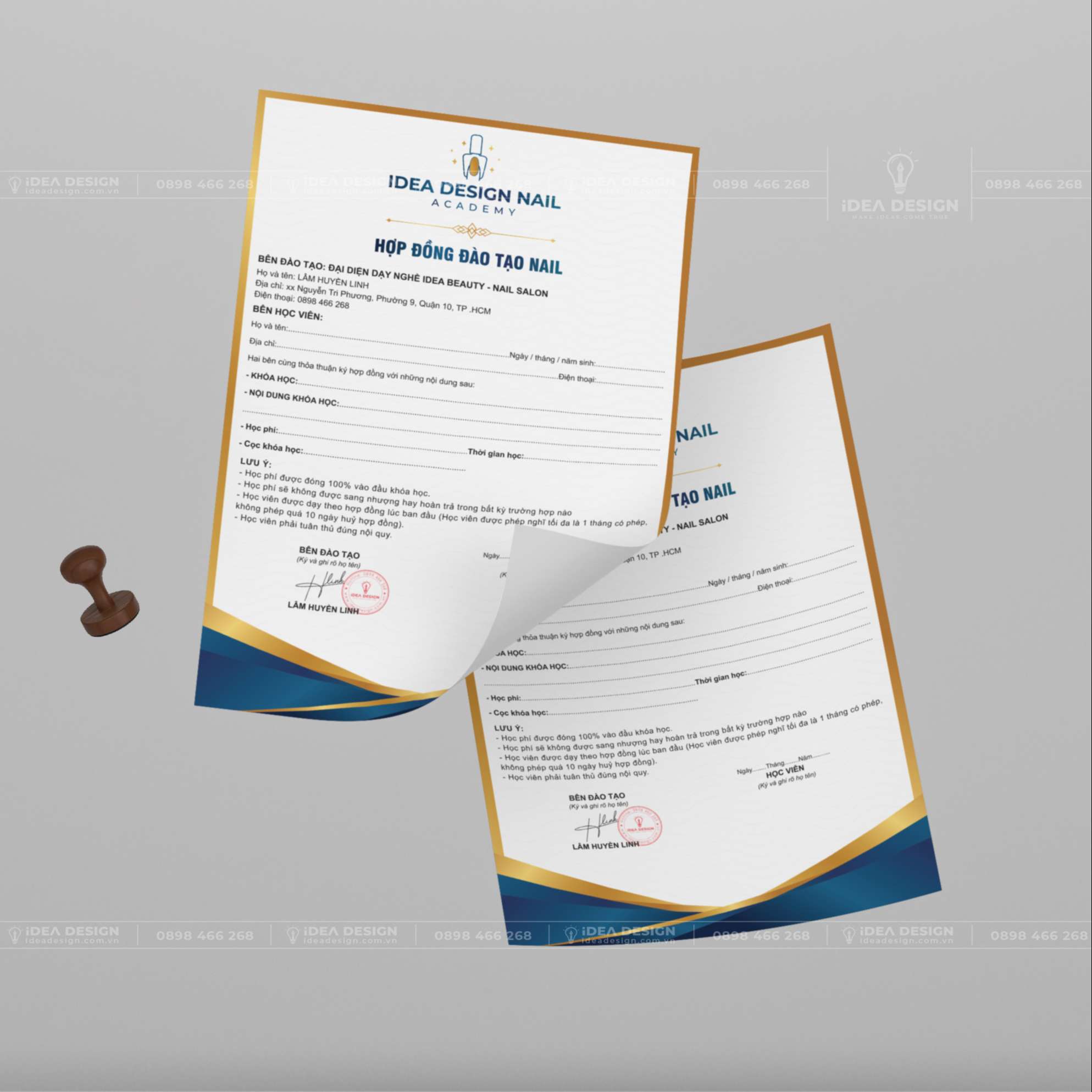 Hợp Đồng Đào Tạo Nail 01