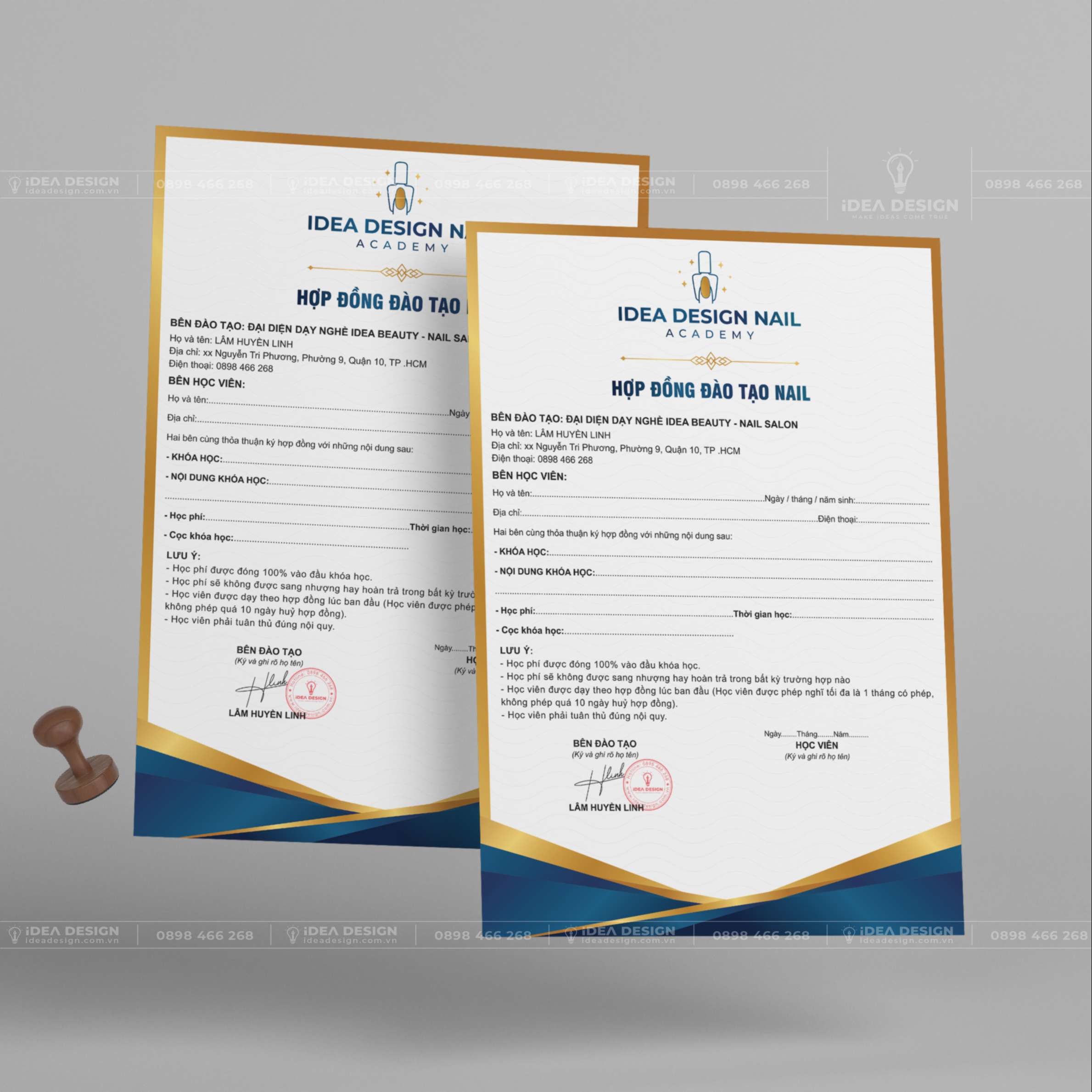 Hợp Đồng Đào Tạo Nail 01