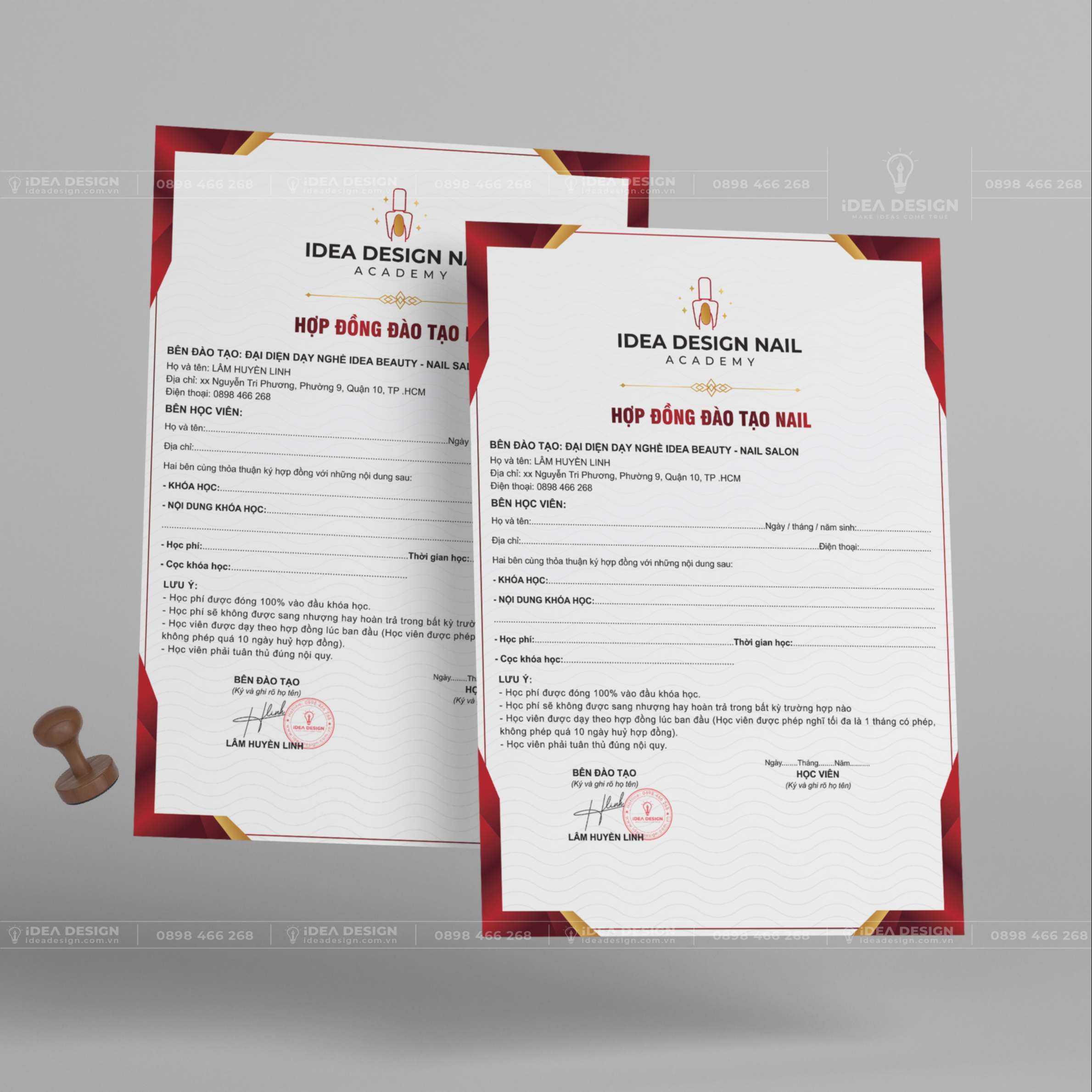 Hợp Đồng Đào Tạo Nail 04
