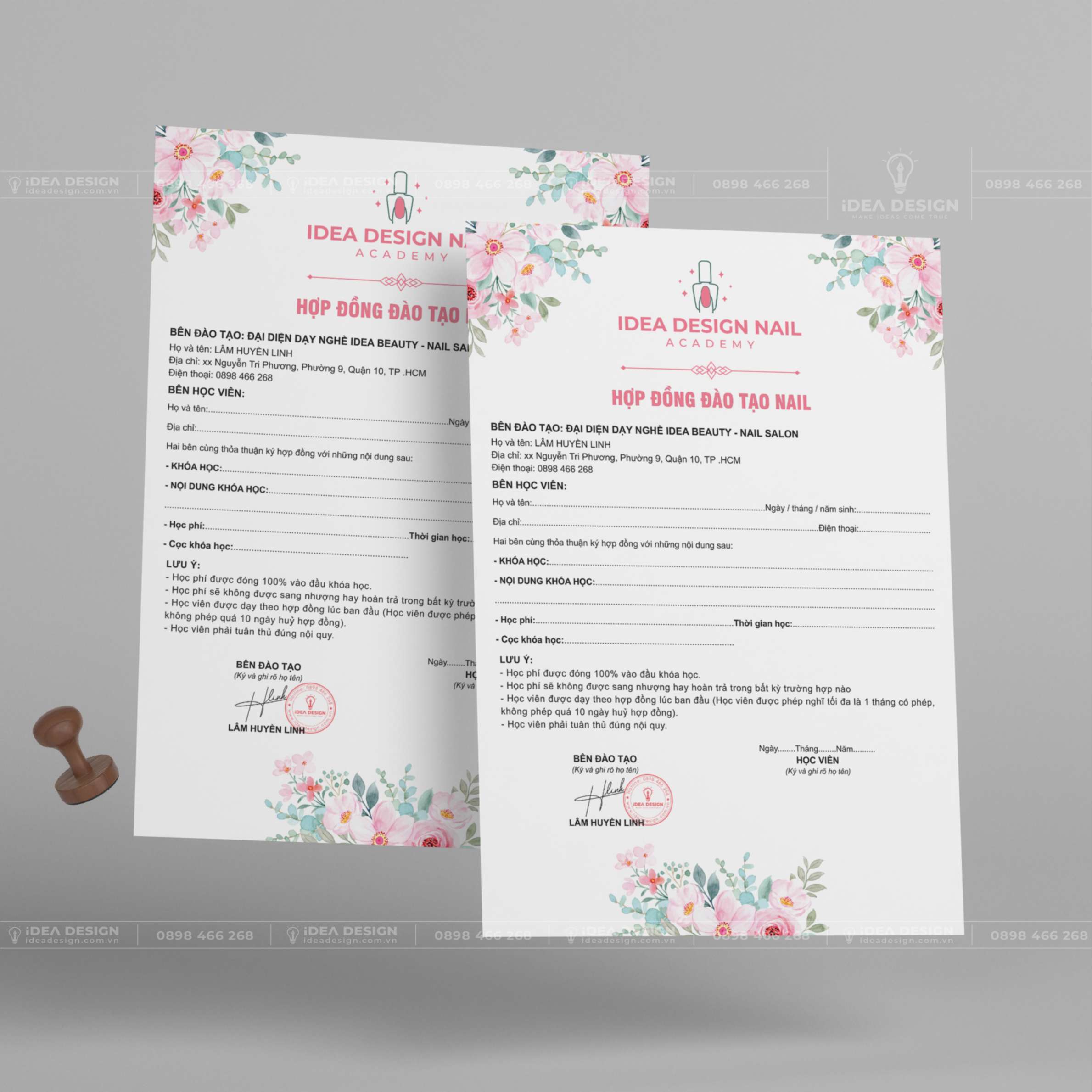 Hợp Đồng Đào Tạo Nail 08