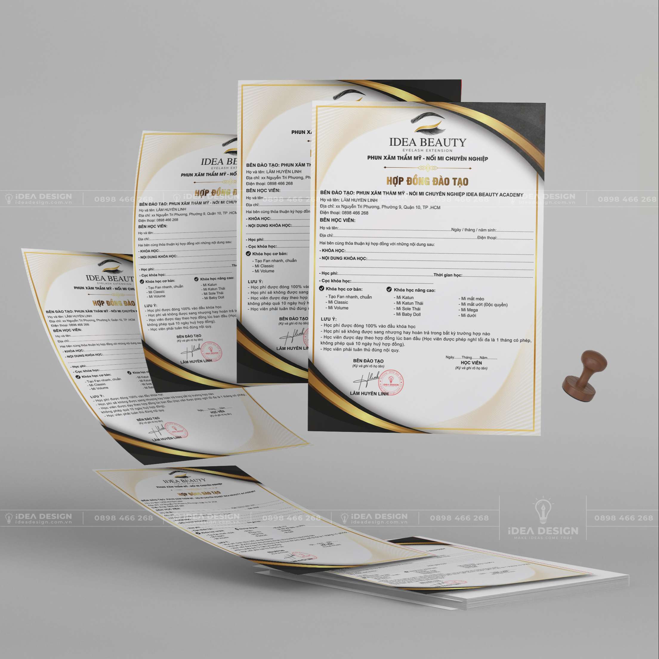 Hợp Đồng Đào Tạo Phun Xăm - Nối Mi 03