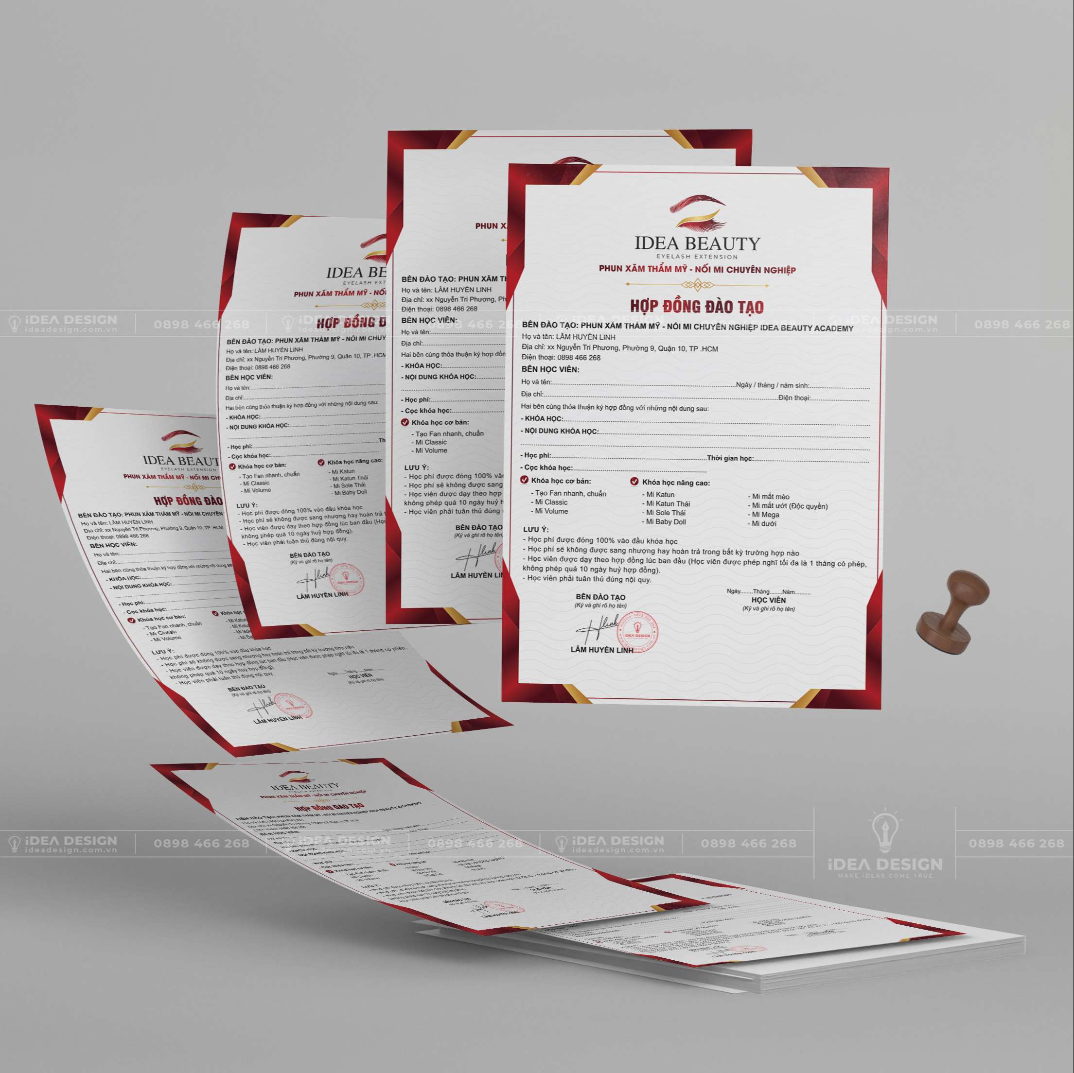 Hợp Đồng Đào Tạo Phun Xăm - Nối Mi 04