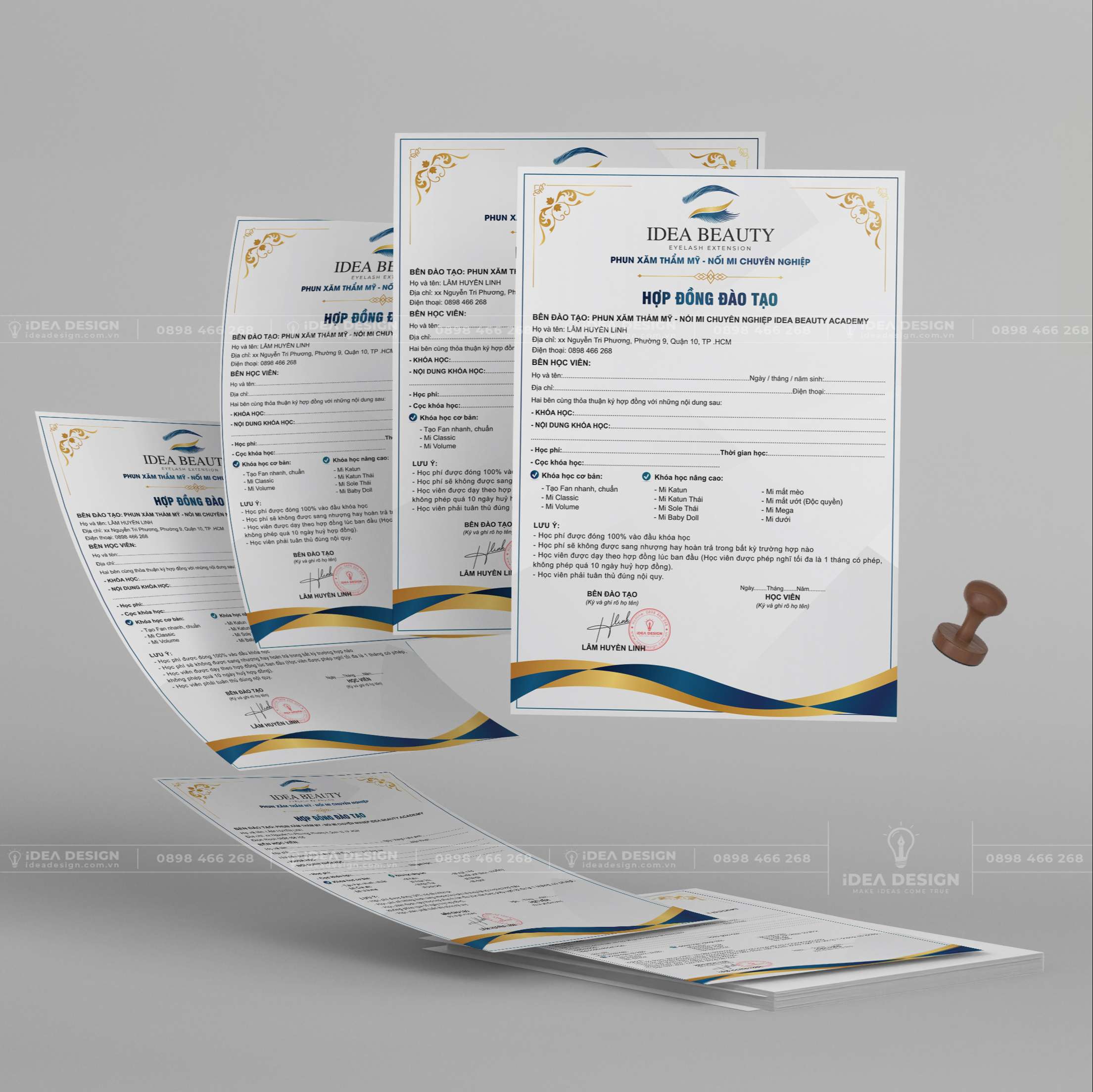 Hợp Đồng Đào Tạo Phun Xăm - Nối Mi 05