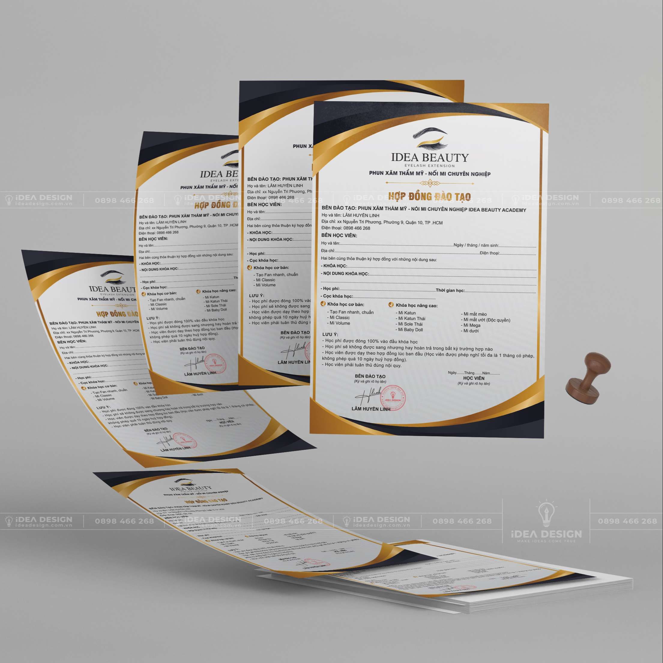 Hợp Đồng Đào Tạo Phun Xăm - Nối Mi 07