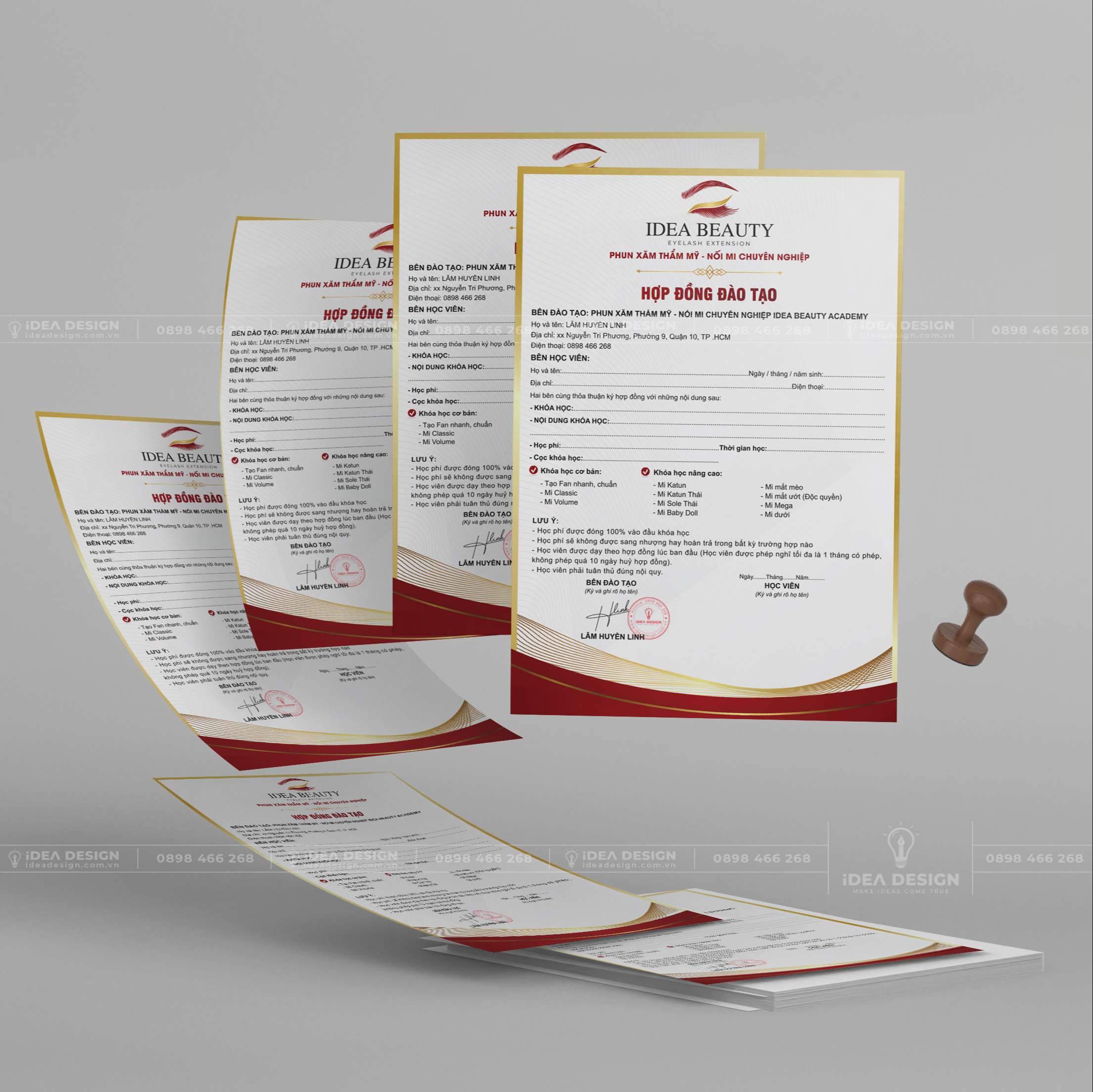 Hợp Đồng Đào Tạo Phun Xăm - Nối Mi 08