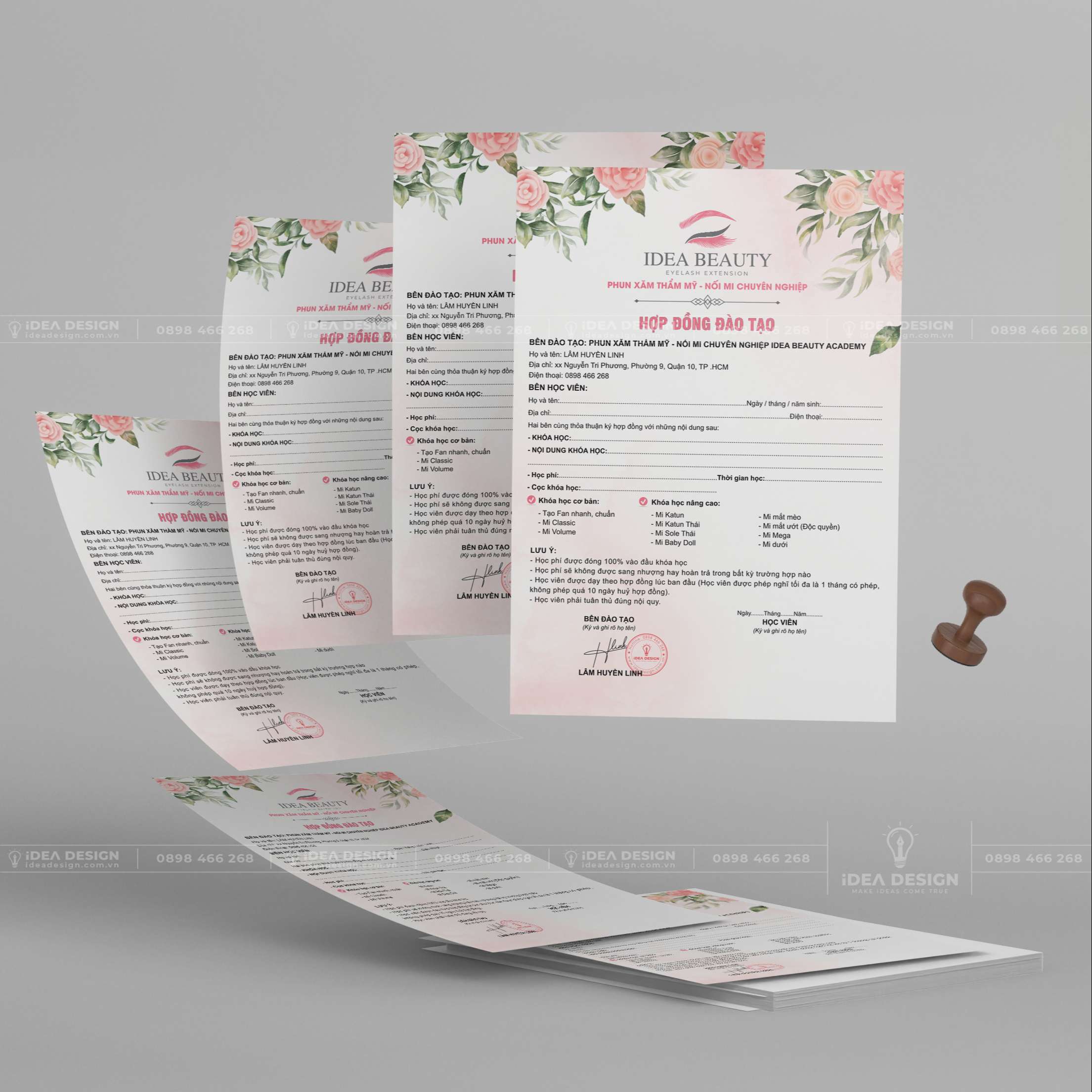 Hợp Đồng Đào Tạo Phun Xăm - Nối Mi 09