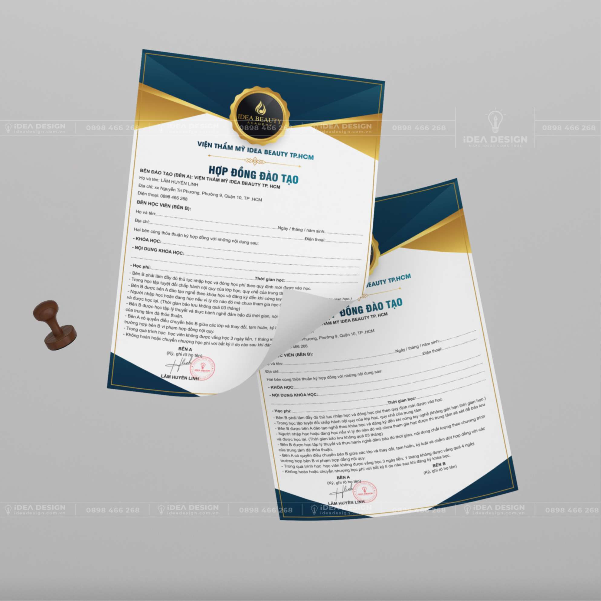 Hợp Đồng Đào Tạo Thẩm Mỹ 02