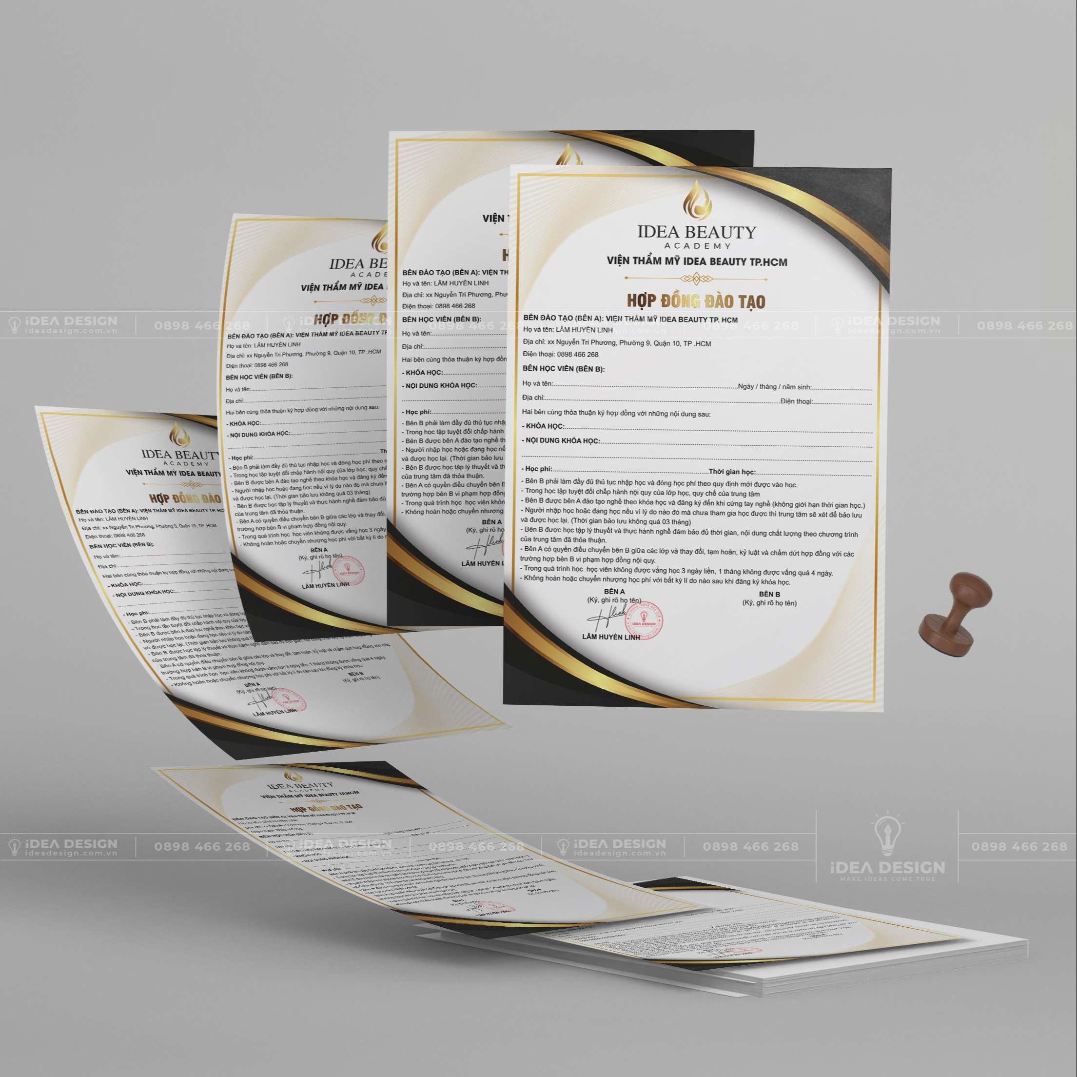 Hợp Đồng Đào Tạo Thẩm Mỹ 03