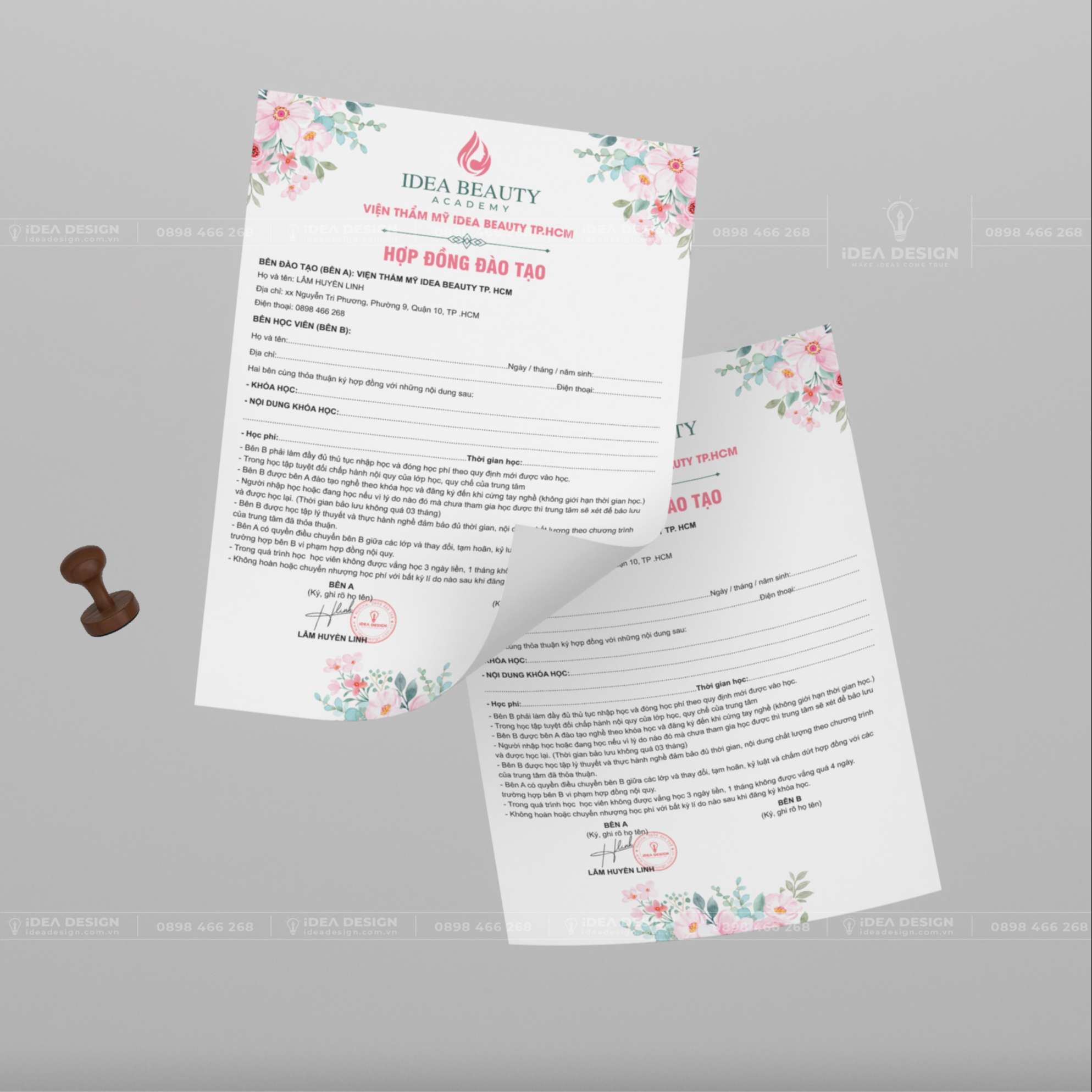 Hợp Đồng Đào Tạo Thẩm Mỹ 06