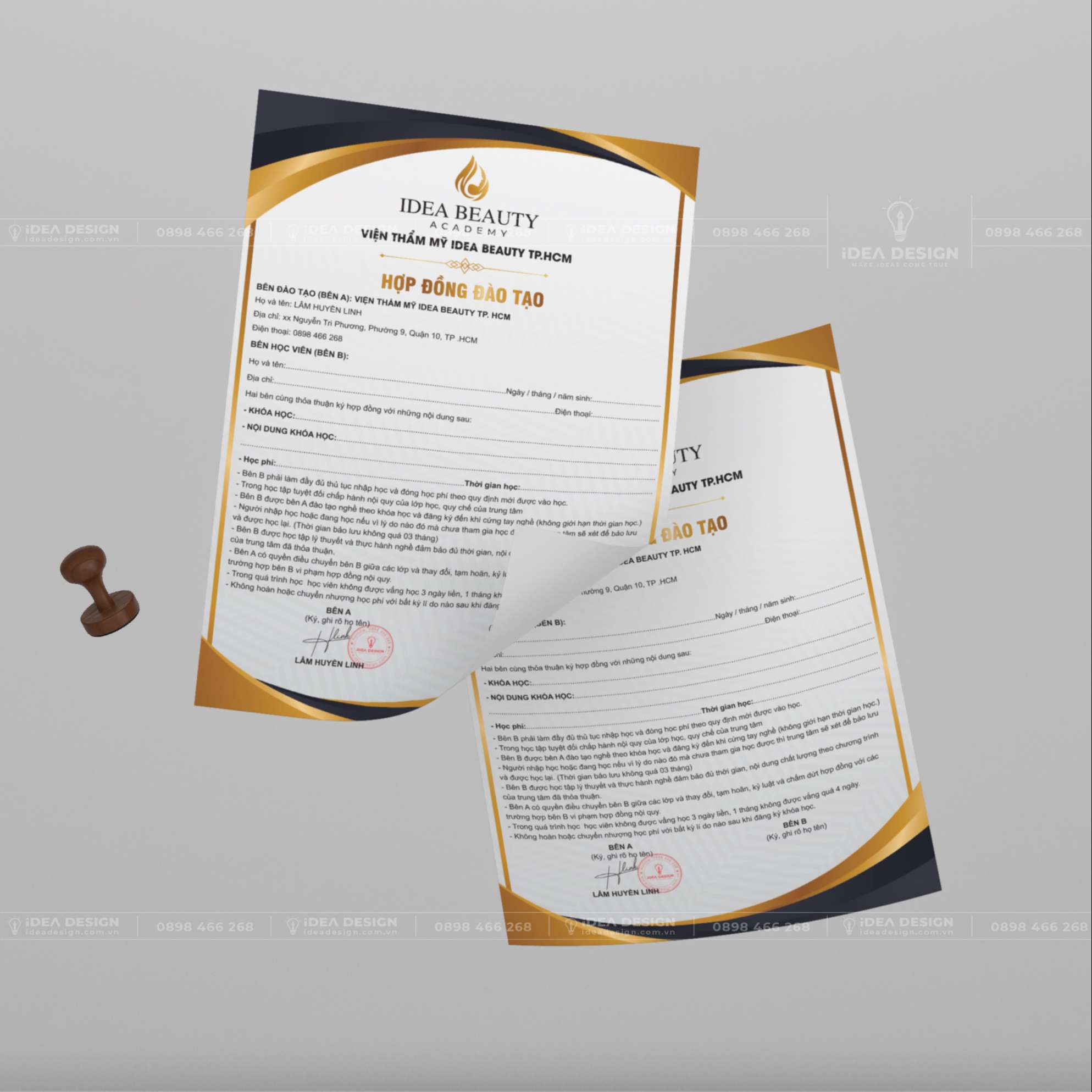 Hợp Đồng Đào Tạo Thẩm Mỹ 07