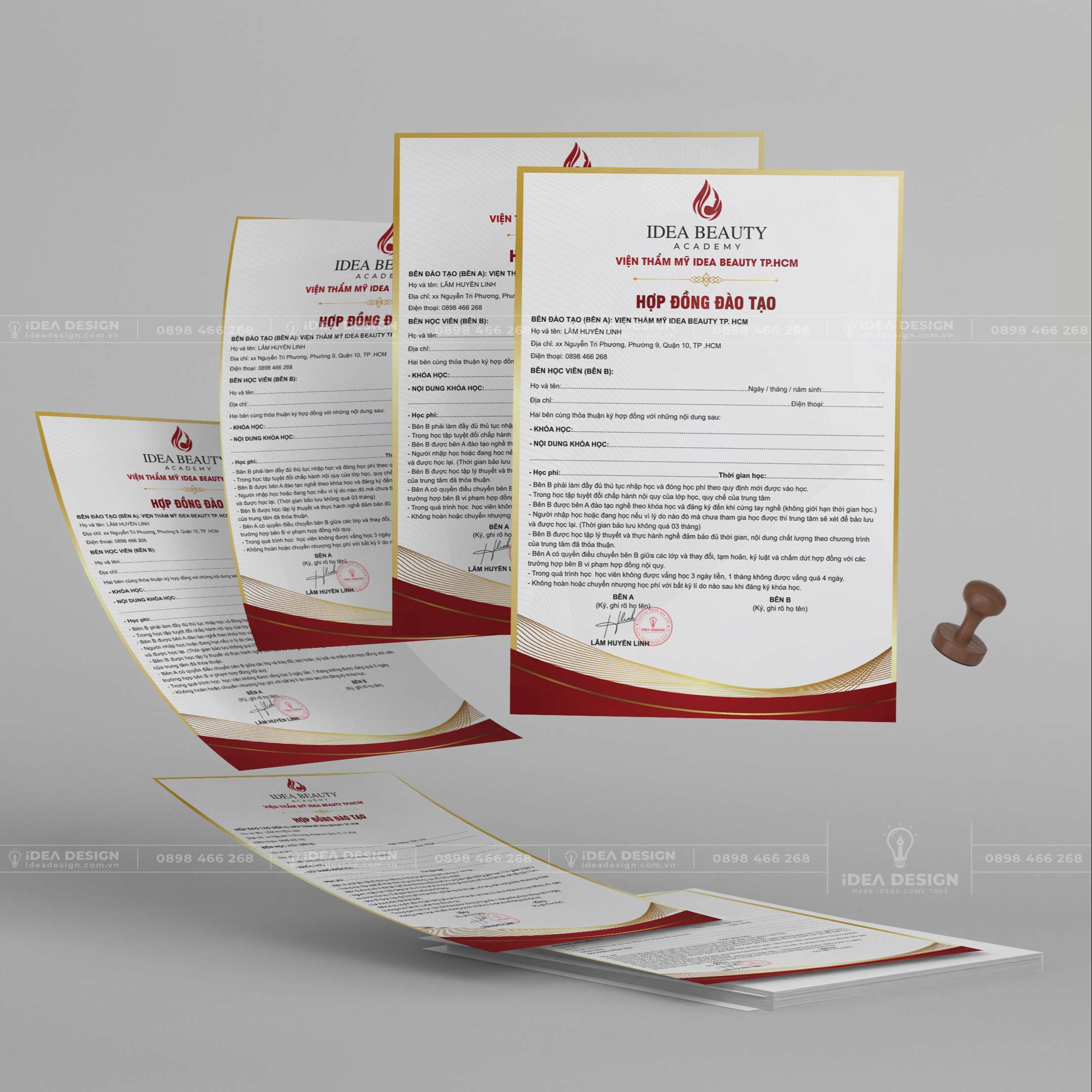 Hợp Đồng Đào Tạo Thẩm Mỹ 08
