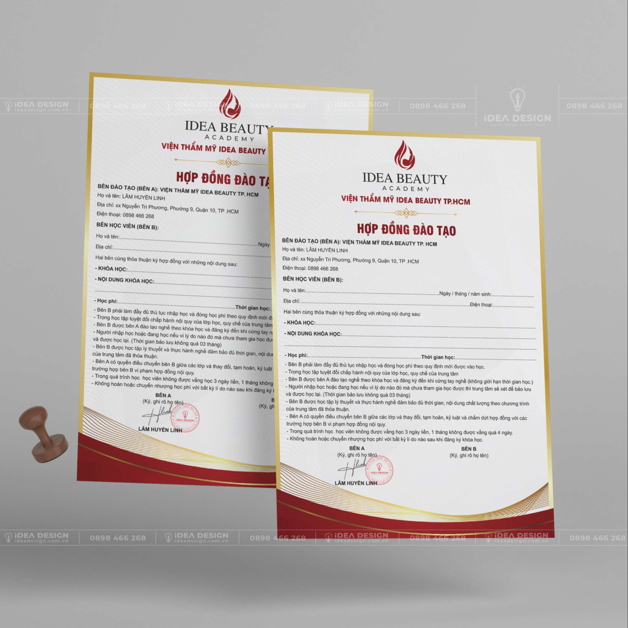 Hợp Đồng Đào Tạo Thẩm Mỹ 08