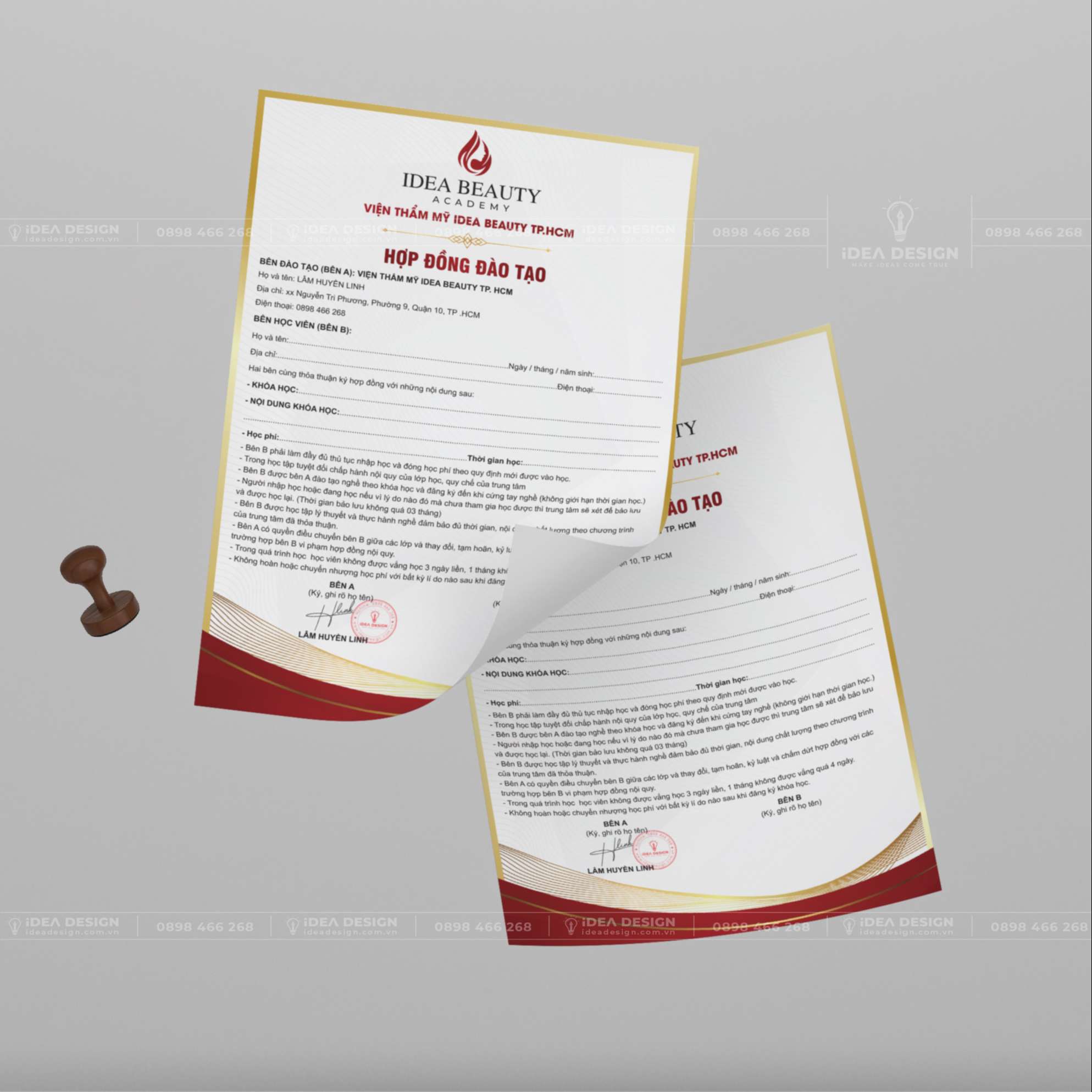 Hợp Đồng Đào Tạo Thẩm Mỹ 08