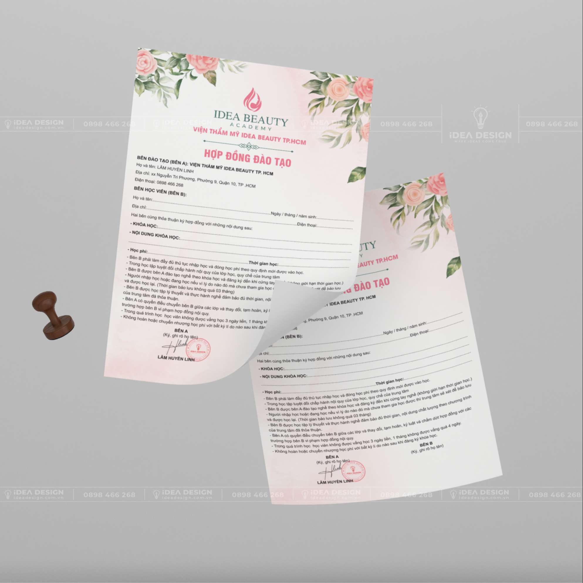 Hợp Đồng Đào Tạo Thẩm Mỹ 09