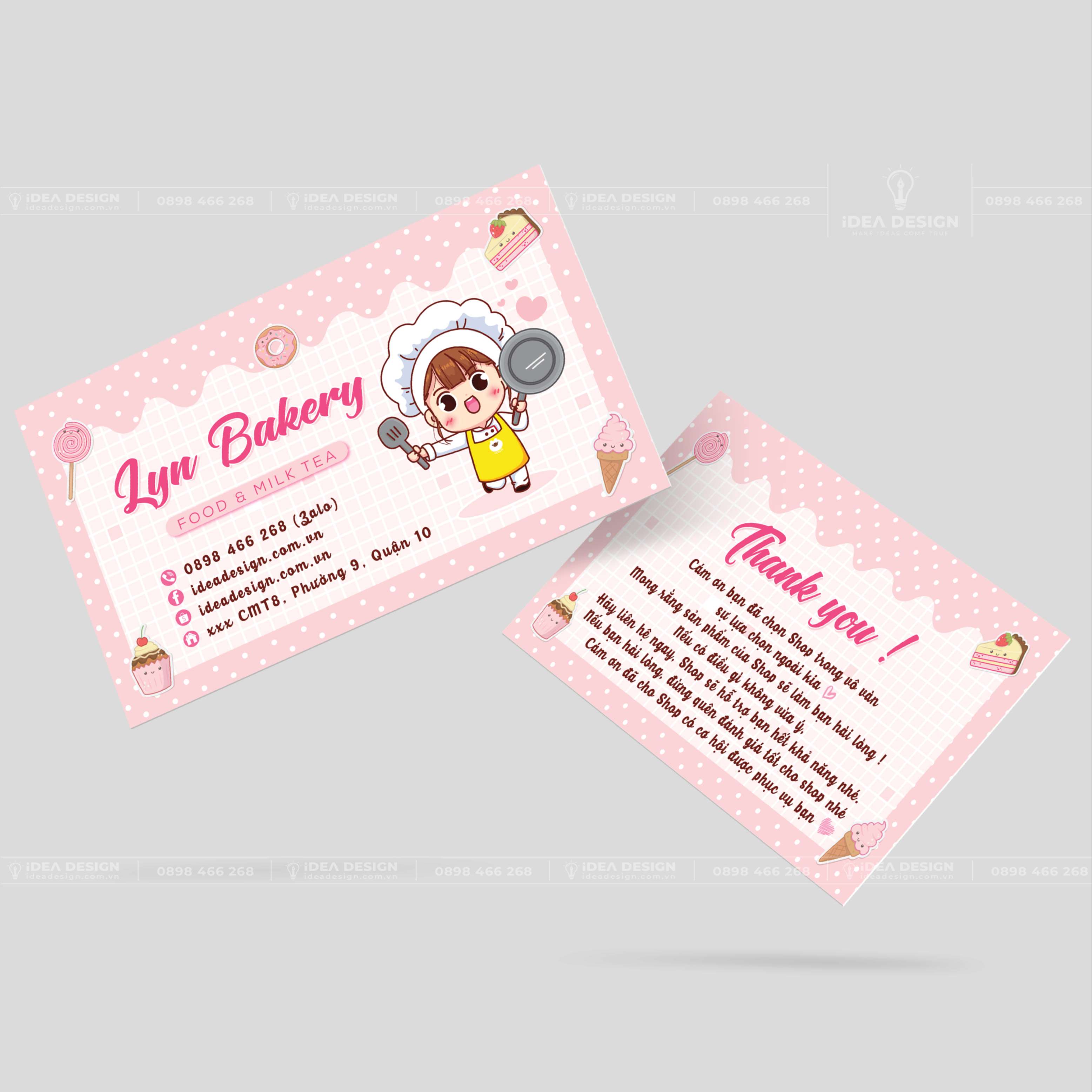 Card Visit Tiệm Bánh 01