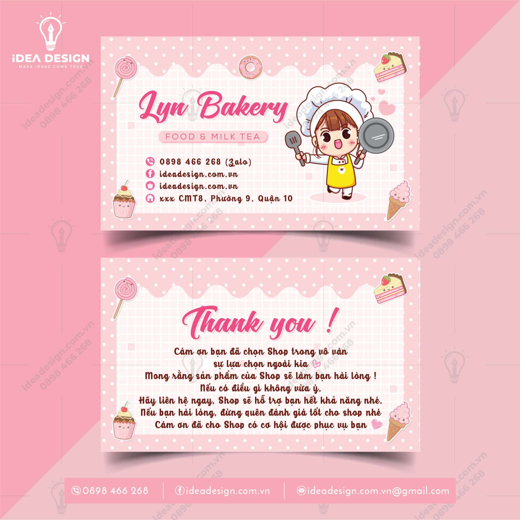 Card Visit Tiệm Bánh 01