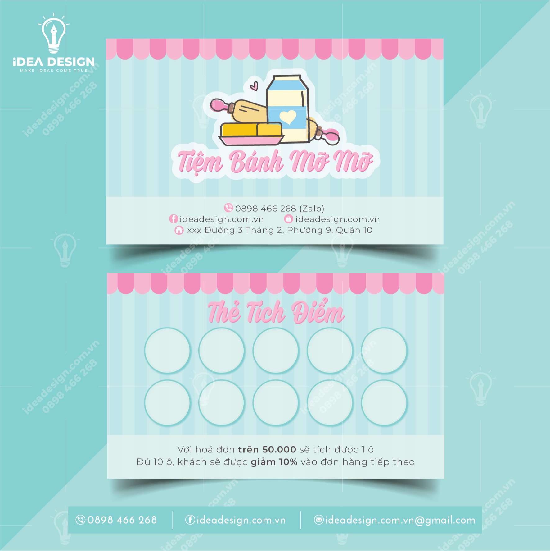 Card Visit Tiệm Bánh 02