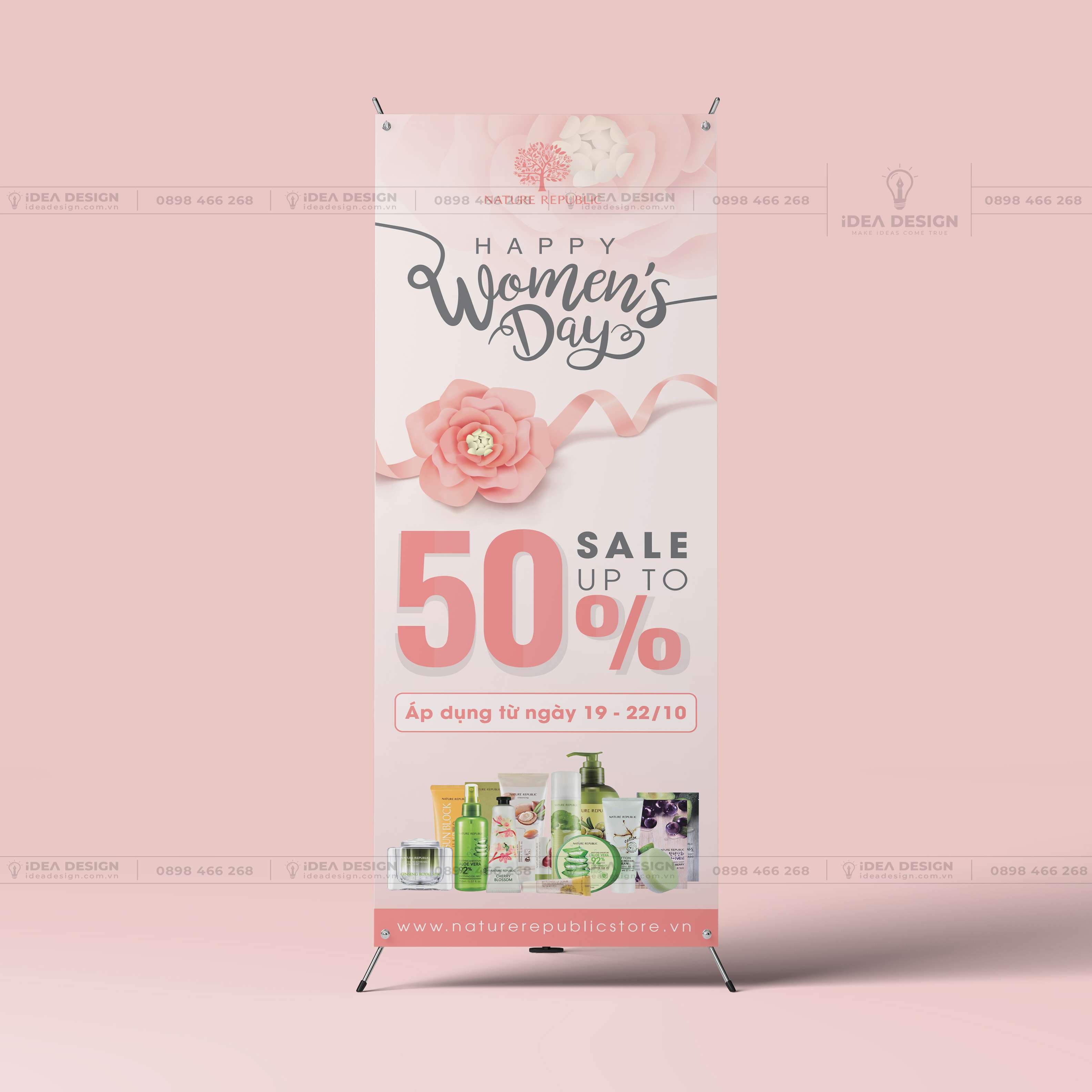 Standee Nhà Hàng - Mỹ Phẩm - Thẩm Mỹ - Thời Trang - Phụ Kiện 01