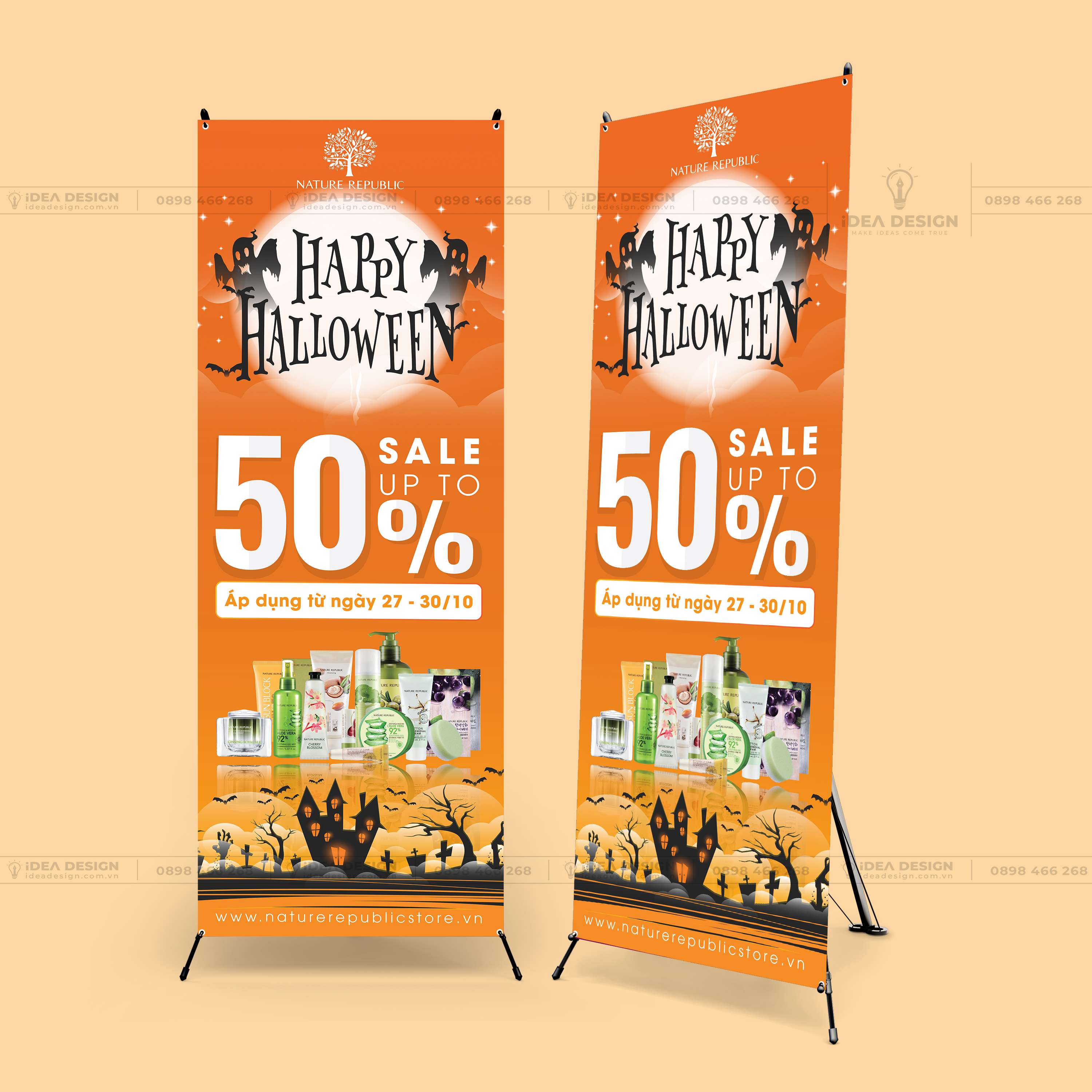 Standee Nhà Hàng - Mỹ Phẩm - Thẩm Mỹ - Thời Trang - Phụ Kiện 02