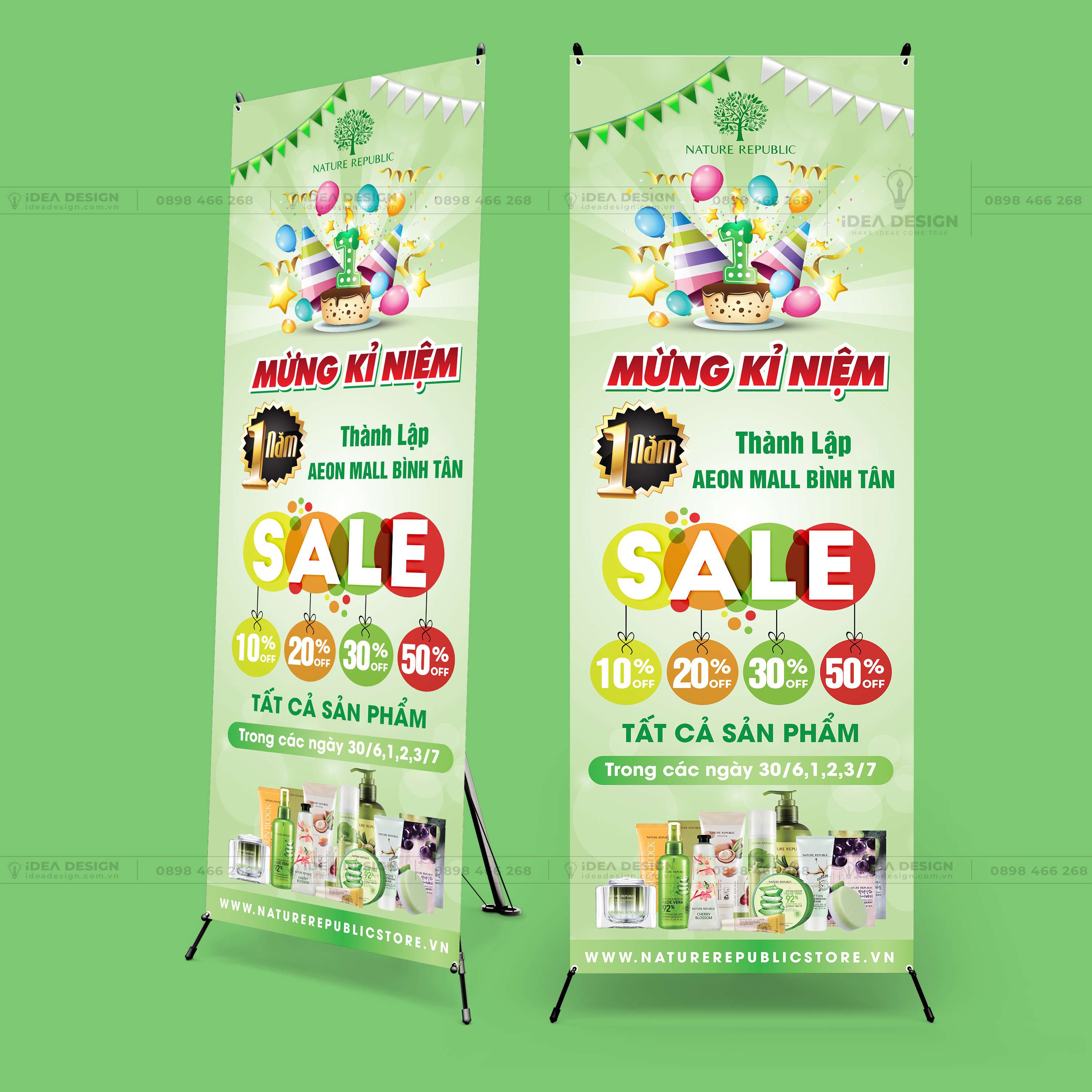 Standee Nhà Hàng - Mỹ Phẩm - Thẩm Mỹ - Thời Trang - Phụ Kiện 04