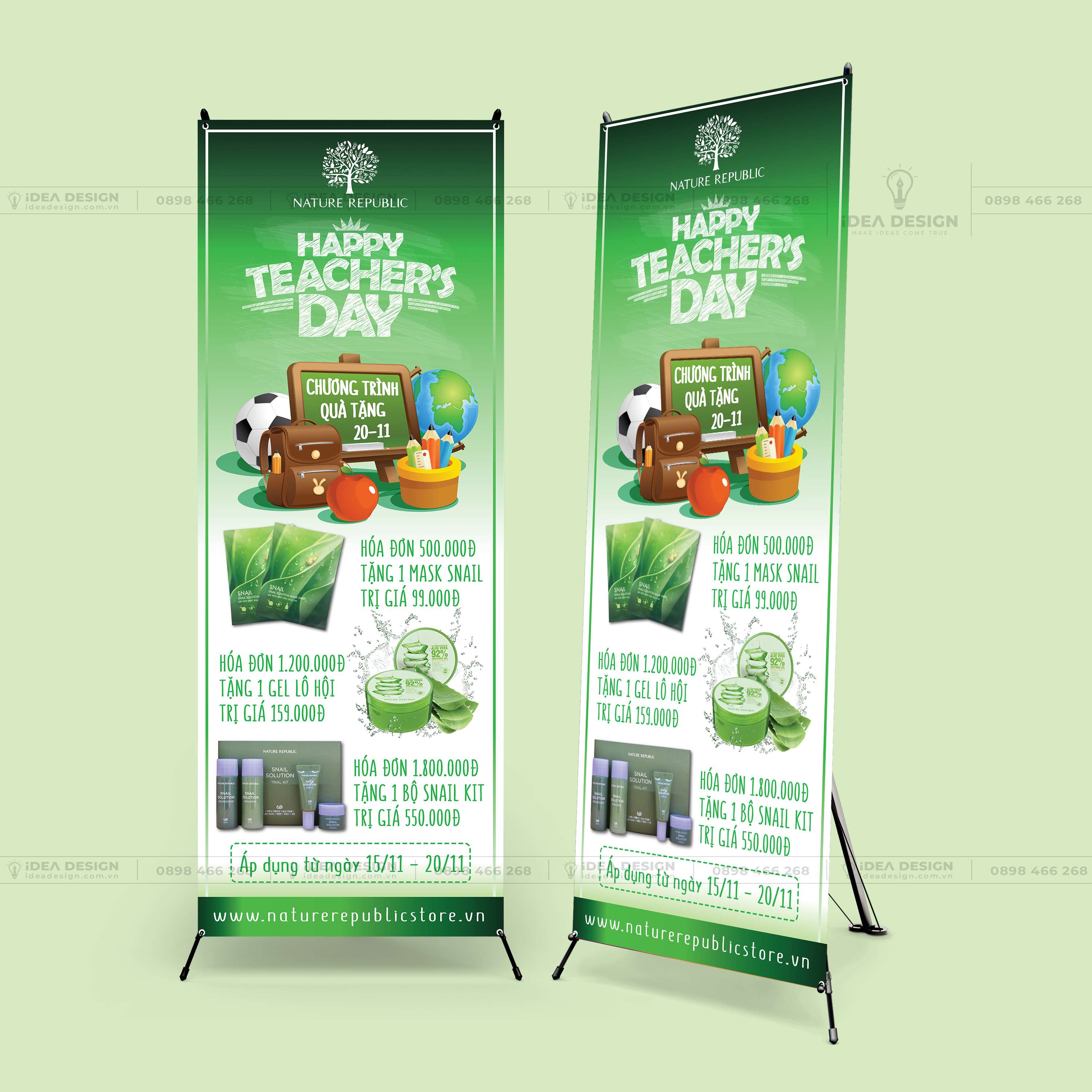 Standee Nhà Hàng - Mỹ Phẩm - Thẩm Mỹ - Thời Trang - Phụ Kiện 05