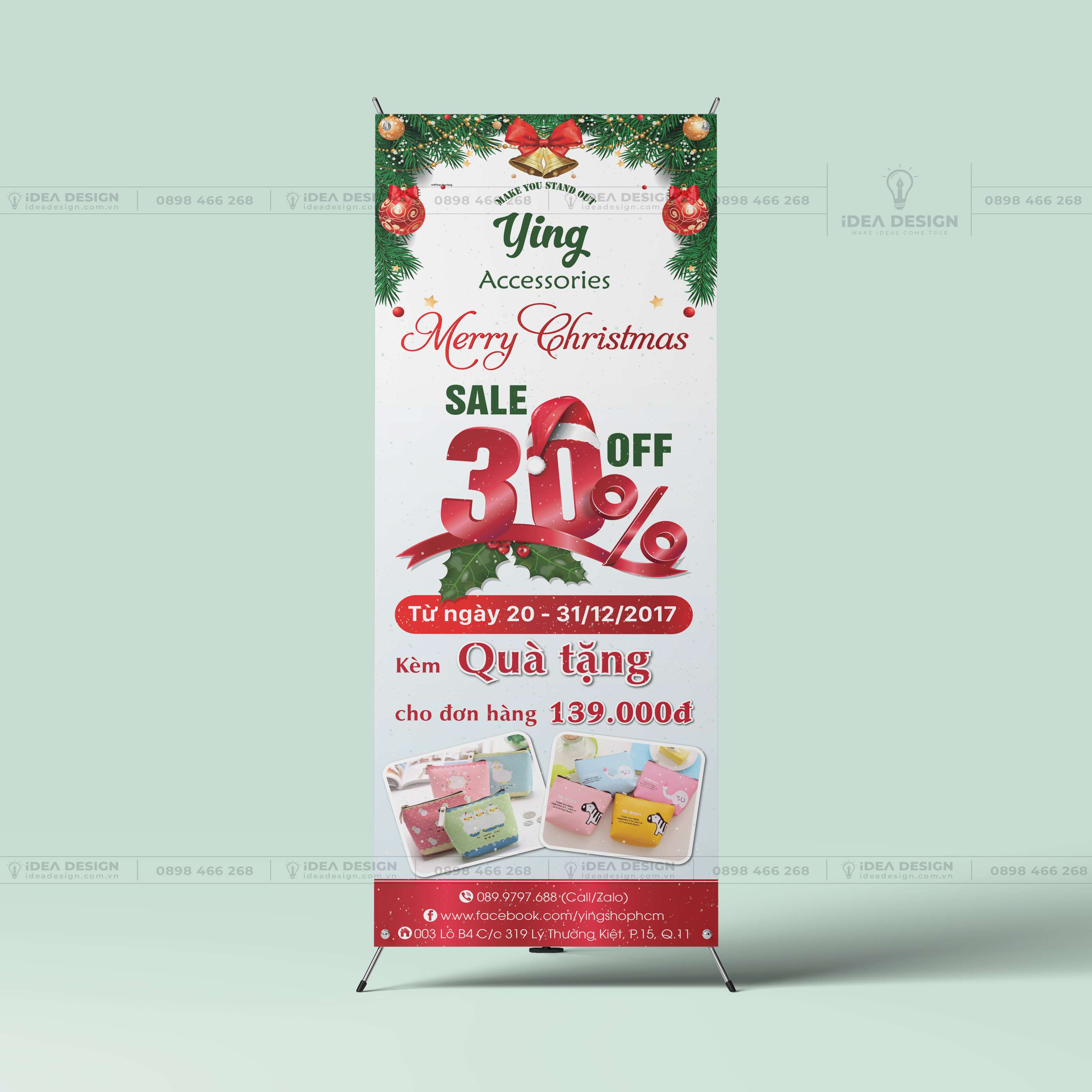 Mẫu thiết kế Standee Sinh nhật đẹp có sẵn  Xưởng In Liên Việt