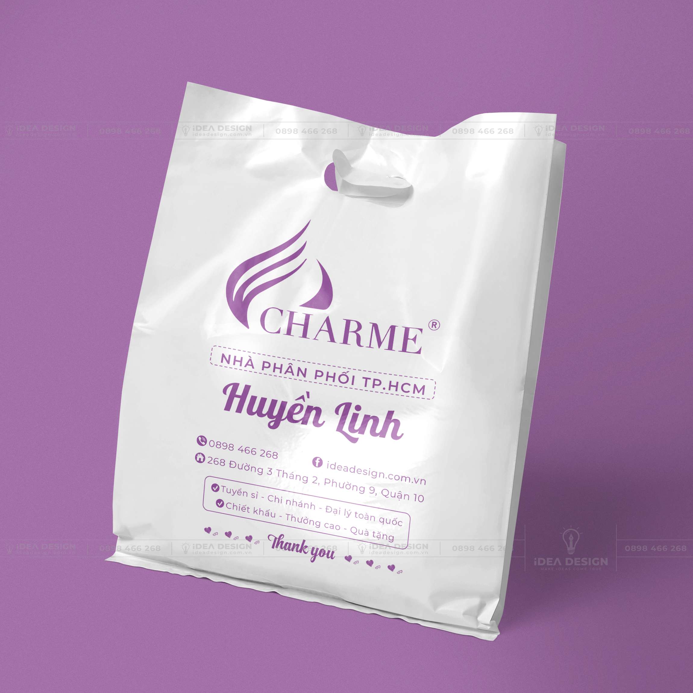 Bao Nilon, Túi Nilon Dành Cho Shop Nước Hoa Charme 02