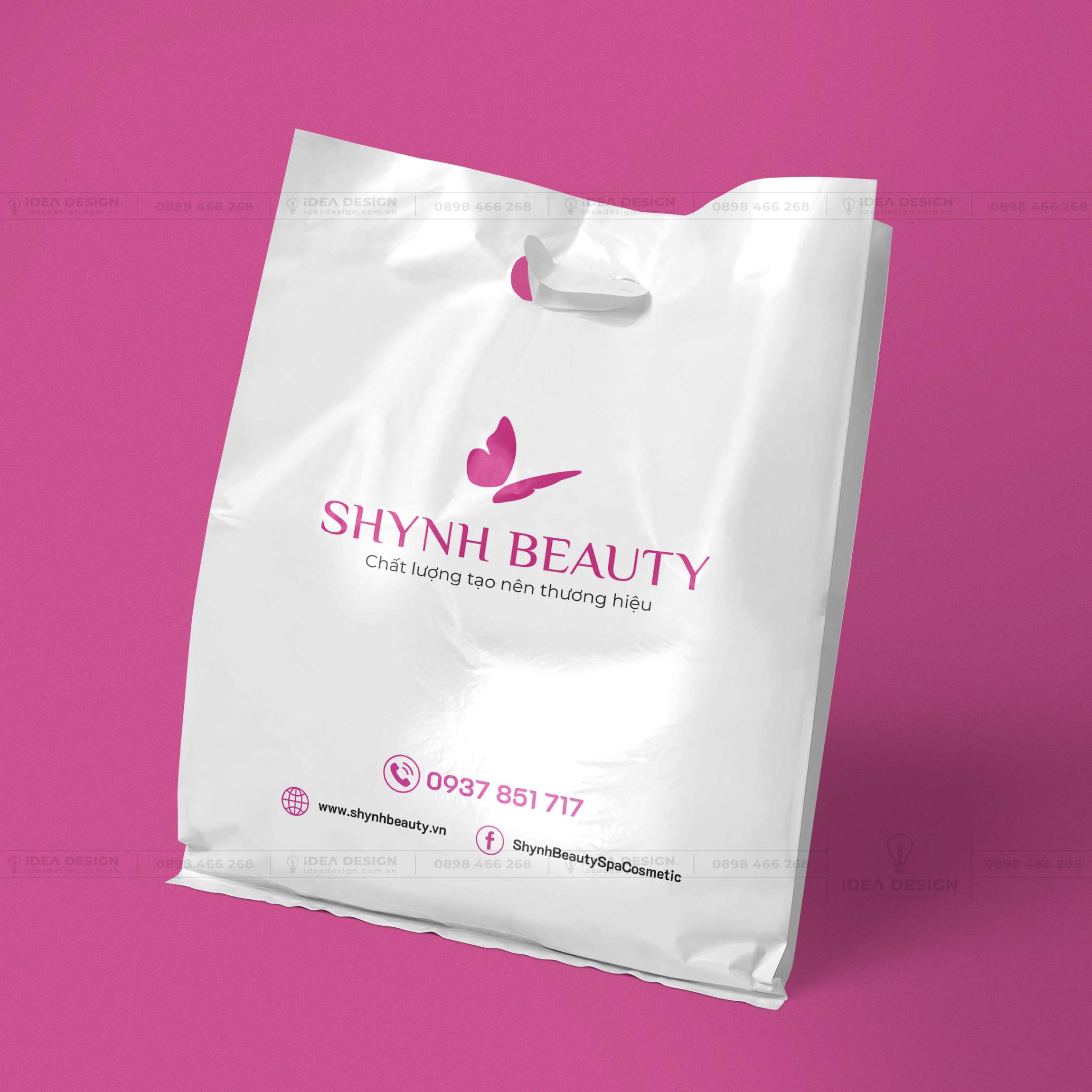 Bao Nilon, Túi Nilon Dành Cho Shop Mỹ Phẩm SHYNH BEAUTY - SWhite 12