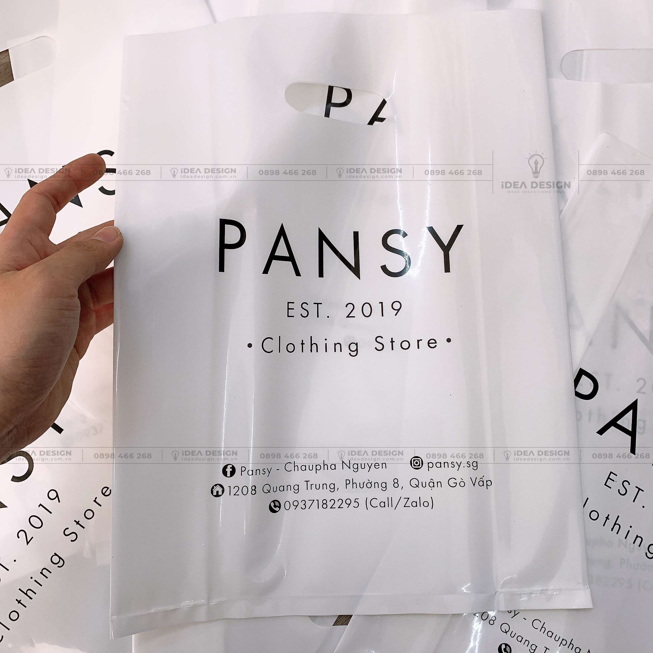 Bao Nilon, Túi Nilon Dành Cho Shop Mỹ Phẩm Hương Thị Platinum 03