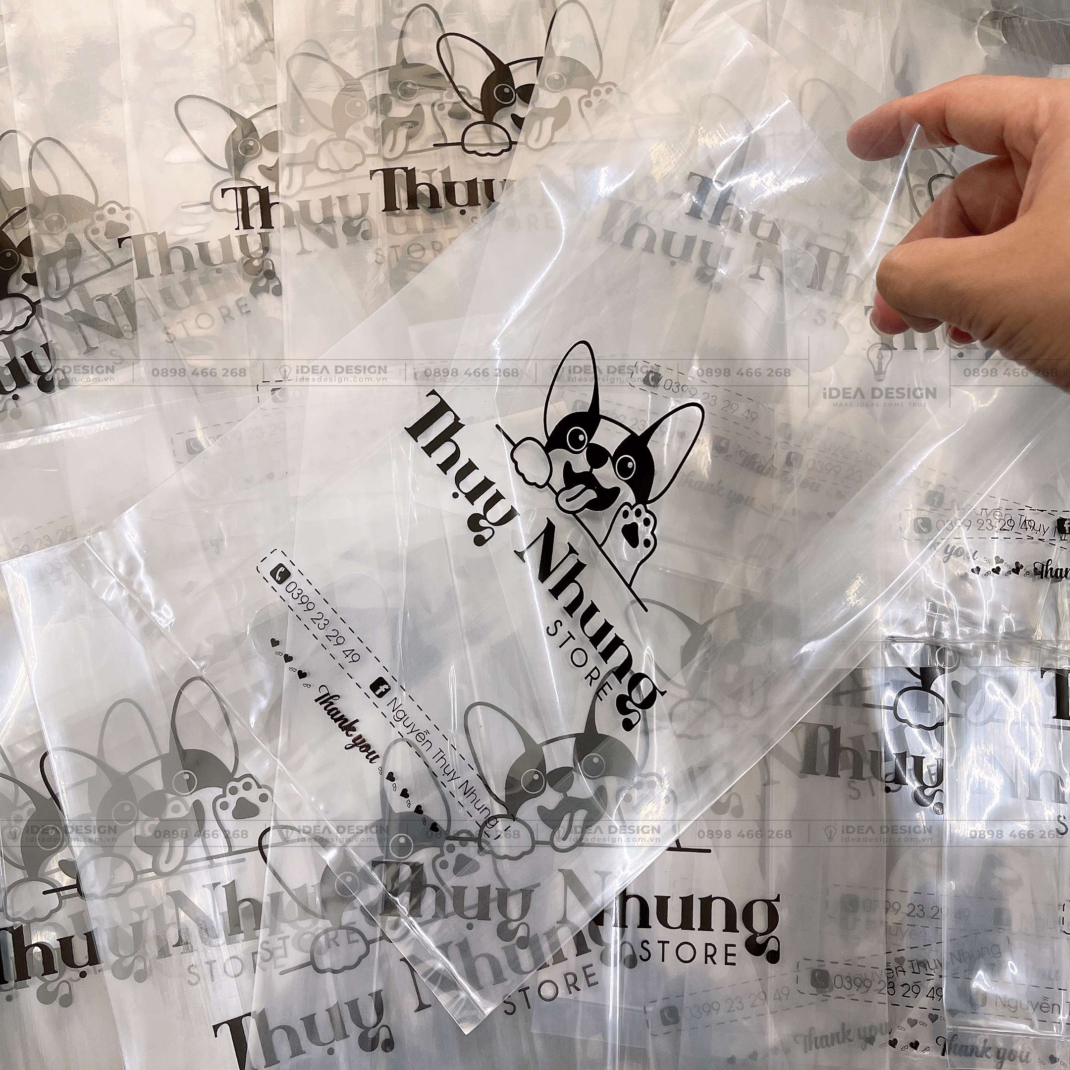 Bao Nilon, Túi Nilon Dành Cho Shop Mỹ Phẩm MWhite 08