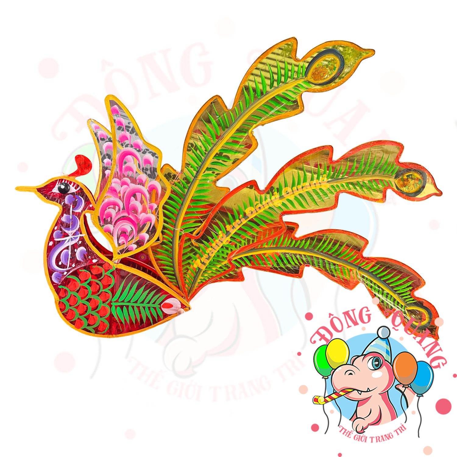 Đèn Trung thu Phượng hoàng giấy kiếng 1