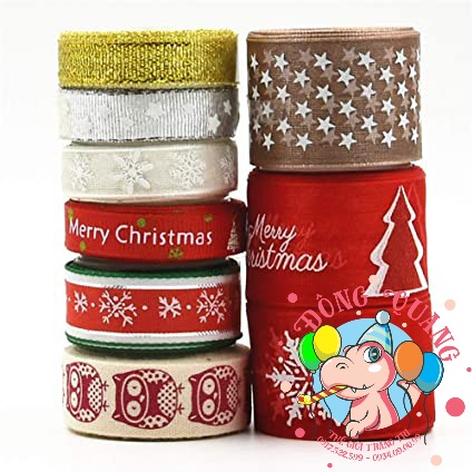 Dây ribbon Giáng sinh