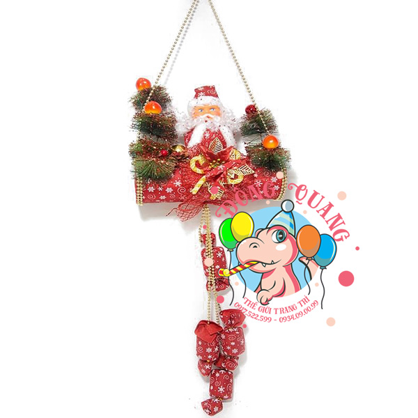 Ông già Santa ngồi xích đu