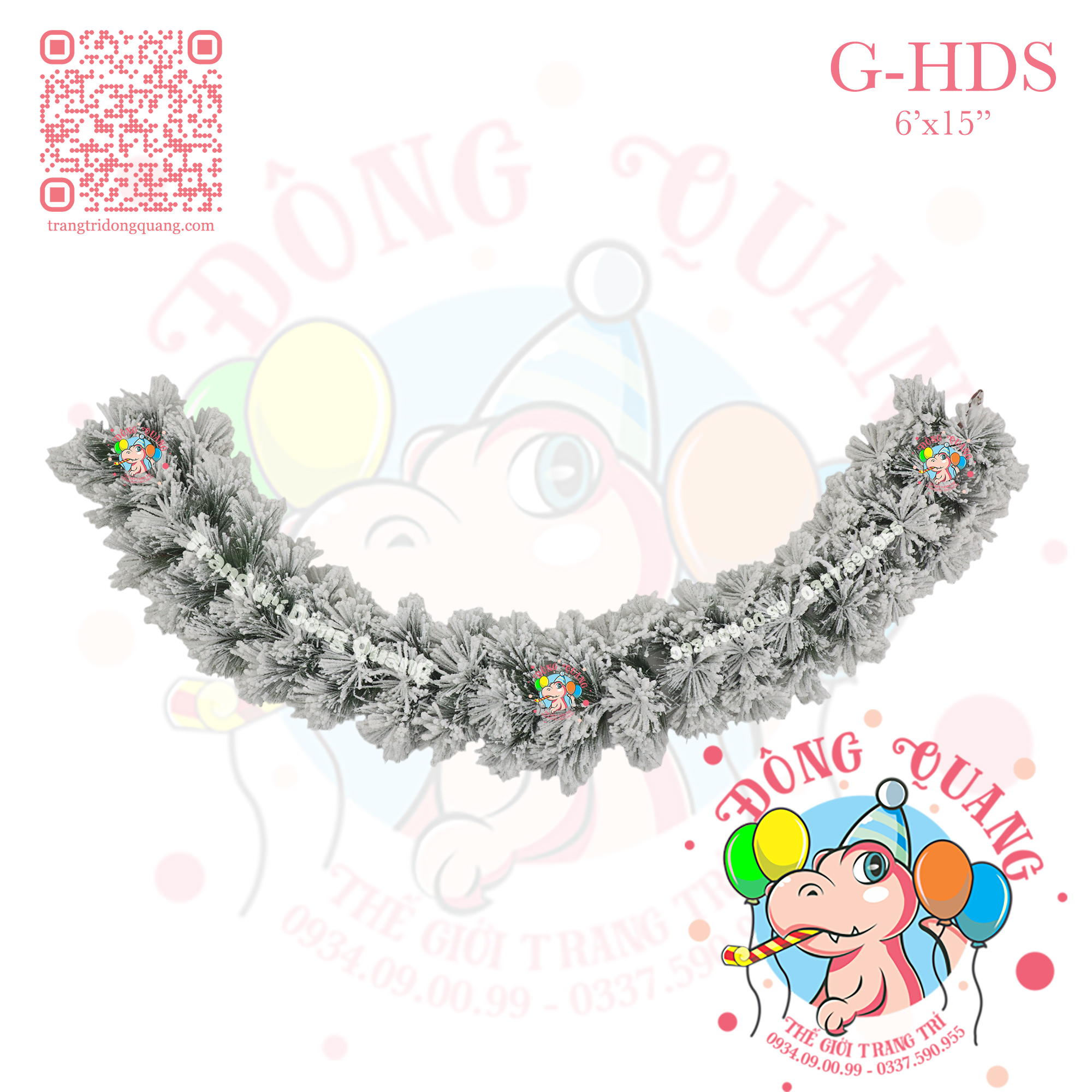 Dây trang trí cước phủ tuyết