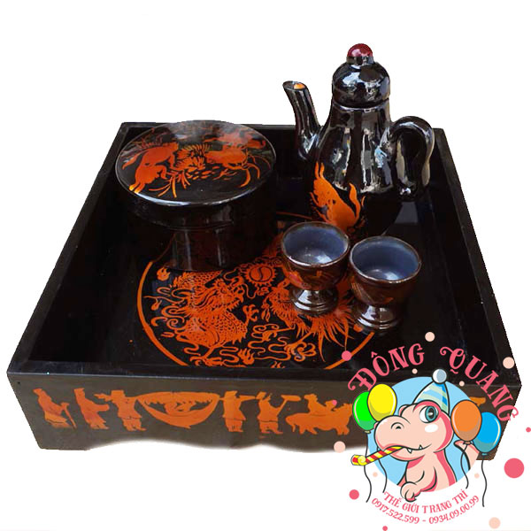 Khay trà rượu (mẫu 1)