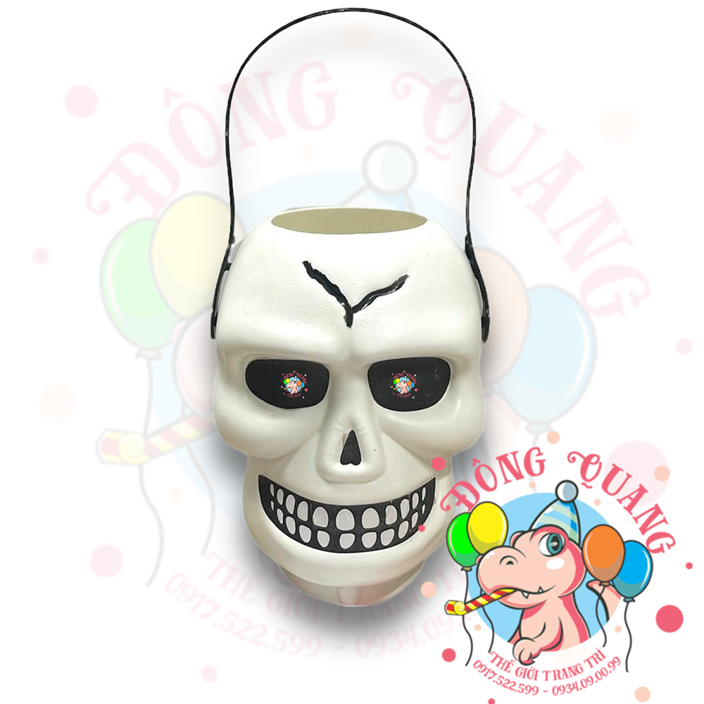 Giỏ kẹo đầu lâu Halloween 1