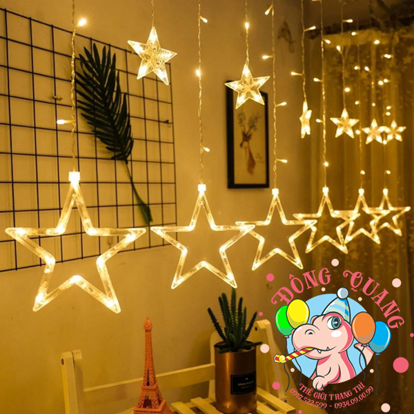 Đèn rèm LED ngôi sao