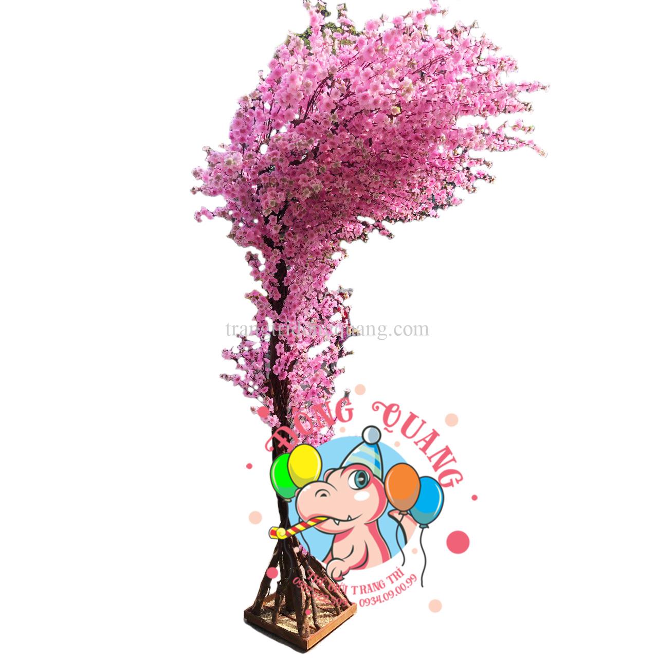 Cây đào dáng tà