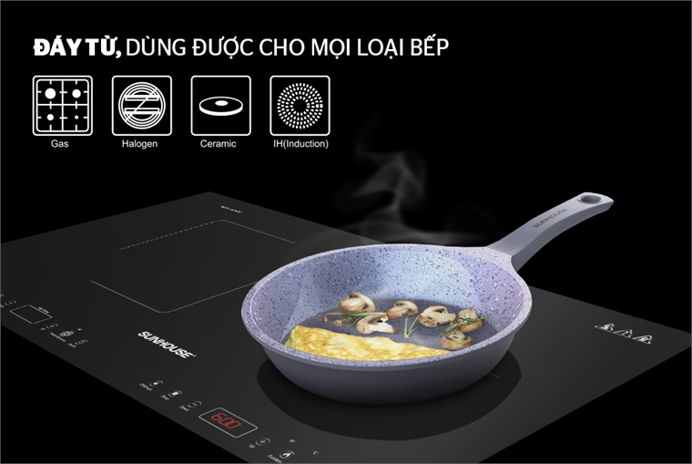 Chảo dùng cho bếp từ cần đáp ứng tiêu chí gì?