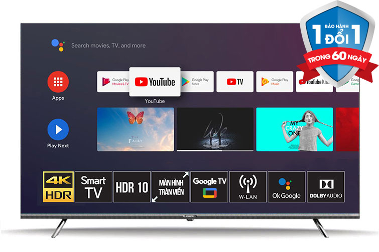 Smart Tivi Coex 4K 50 inch 50UT7000XG Google TV