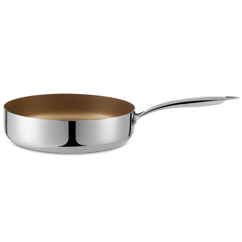 Chảo Inox 304 liền khối phủ Titanium ROLER RFP-1114SN-20