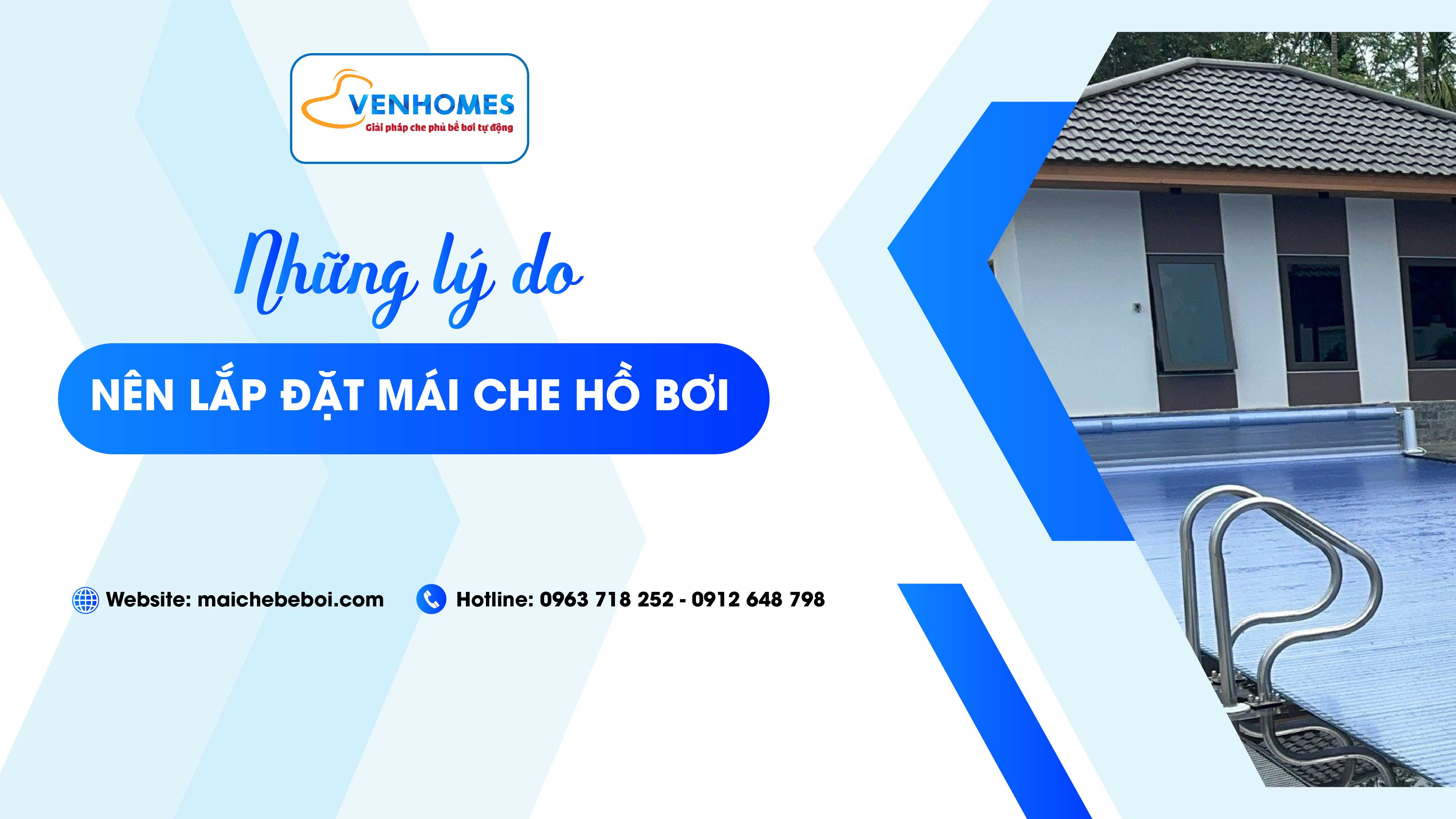 Những lý do bạn nên lắp đặt mái che hồ bơi ngay bây giờ