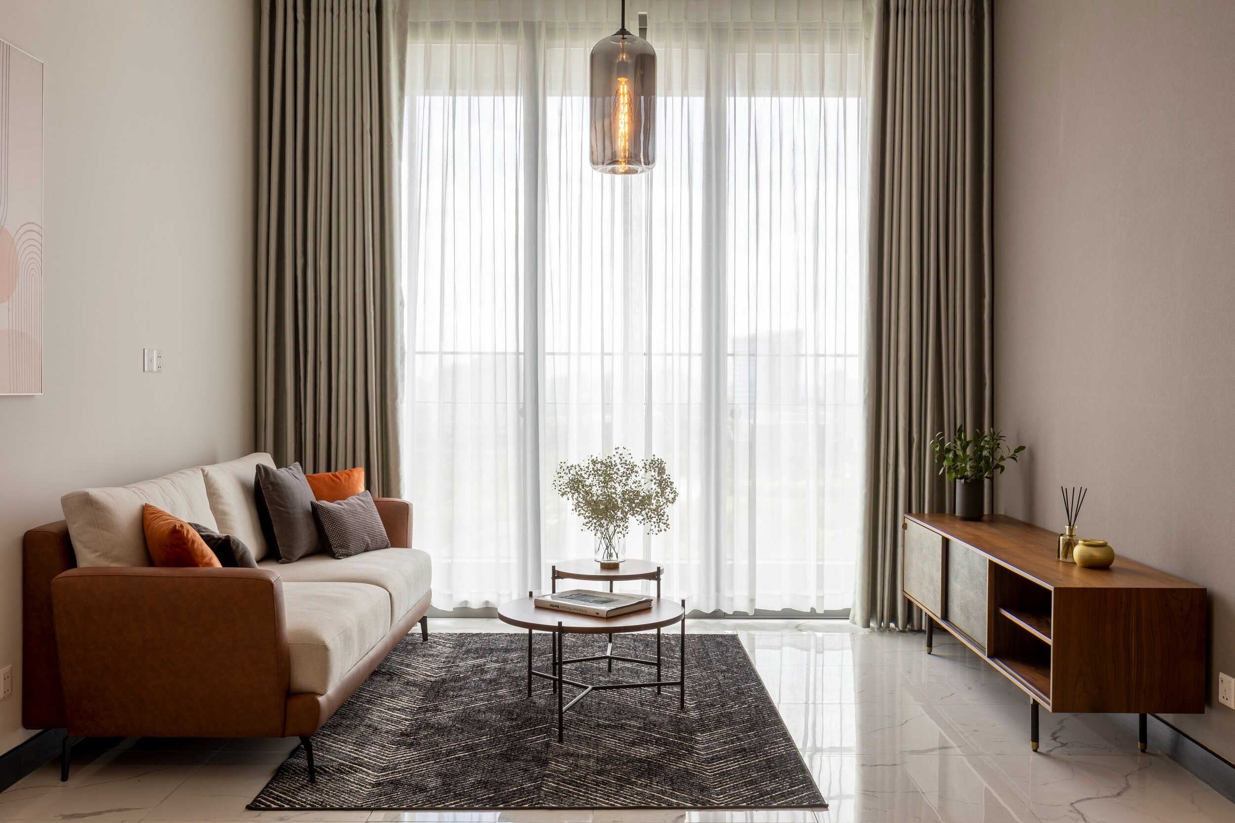 Phòng khách gói nội thất Urban Collection – sang trọng và ấm cúng