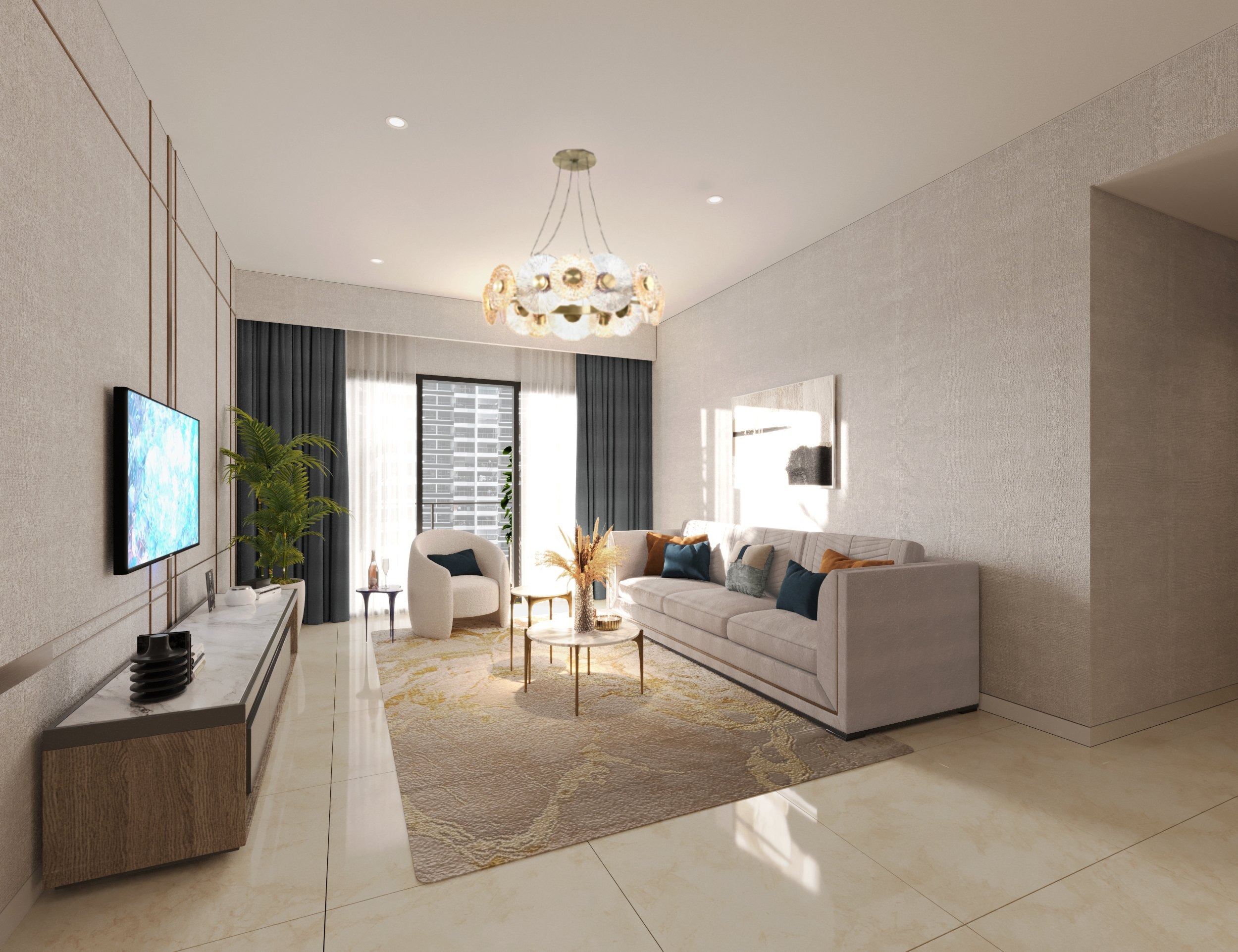 Không gian nội thất Gaudi – kết hợp hài hòa giữa ánh sáng và màu sắc