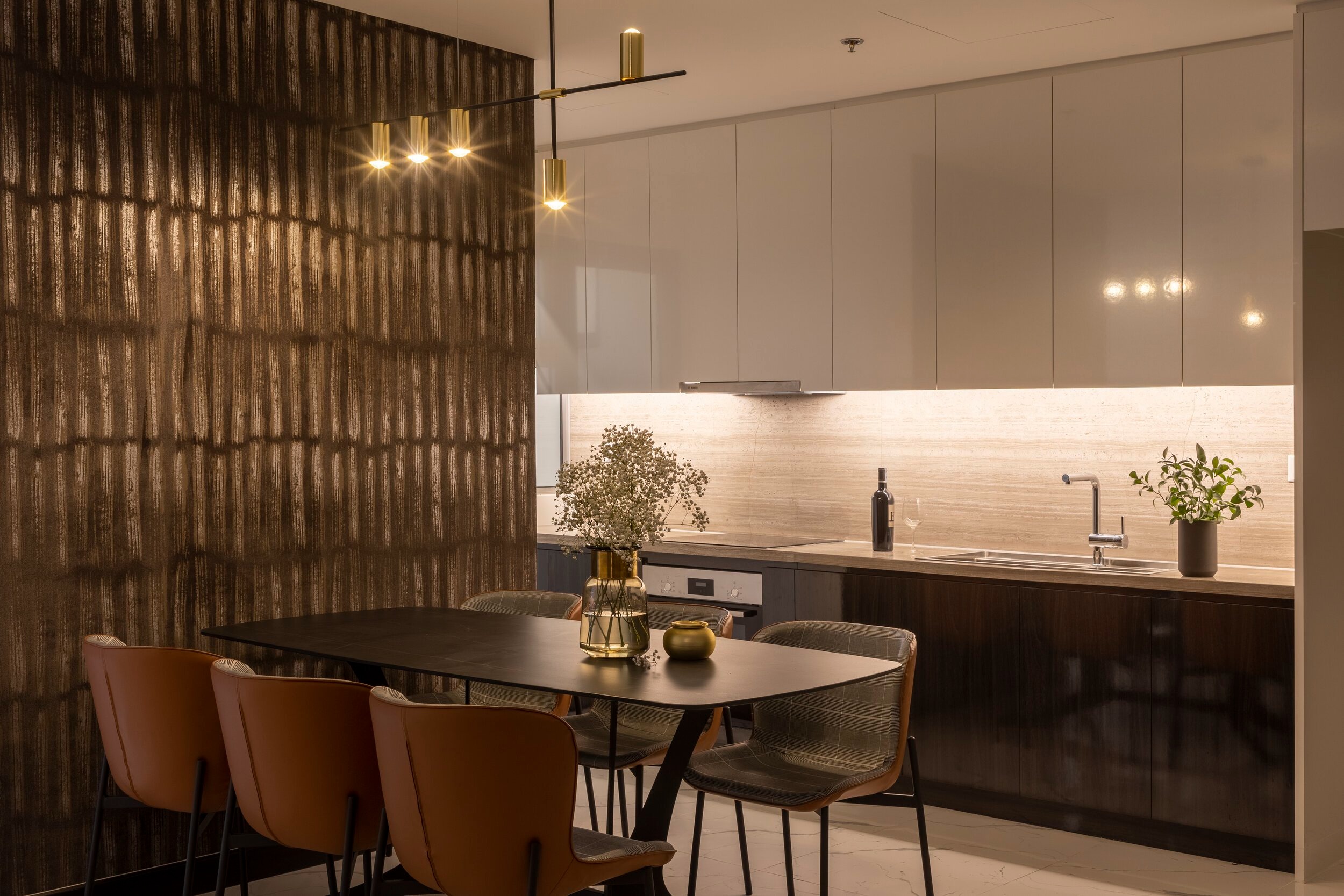 Bố trí không gian tối giản trong gói nội thất Urban Collection
