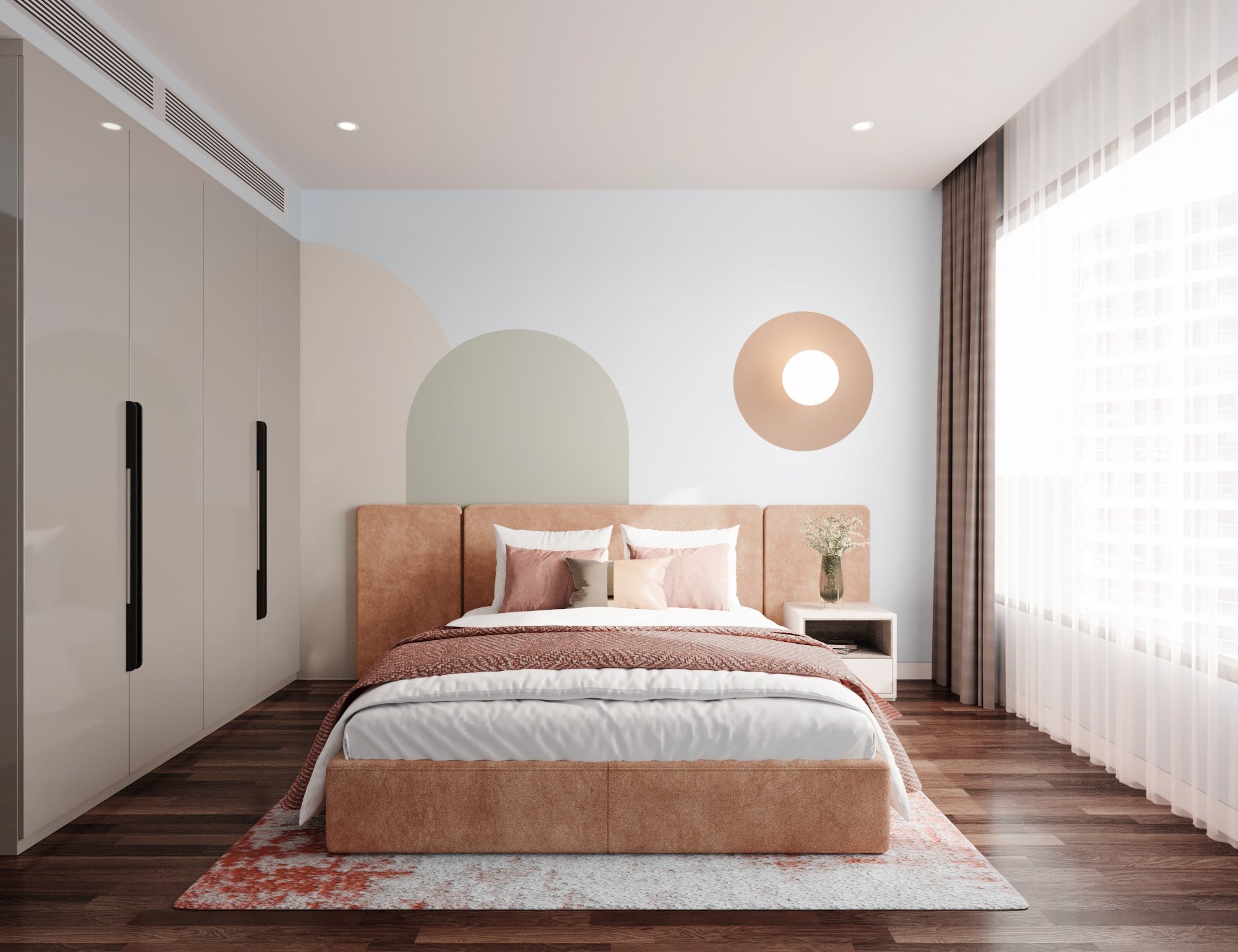 Nội thất gói Gaudi – phối cảnh tổng thể nhẹ nhàng và cao cấp