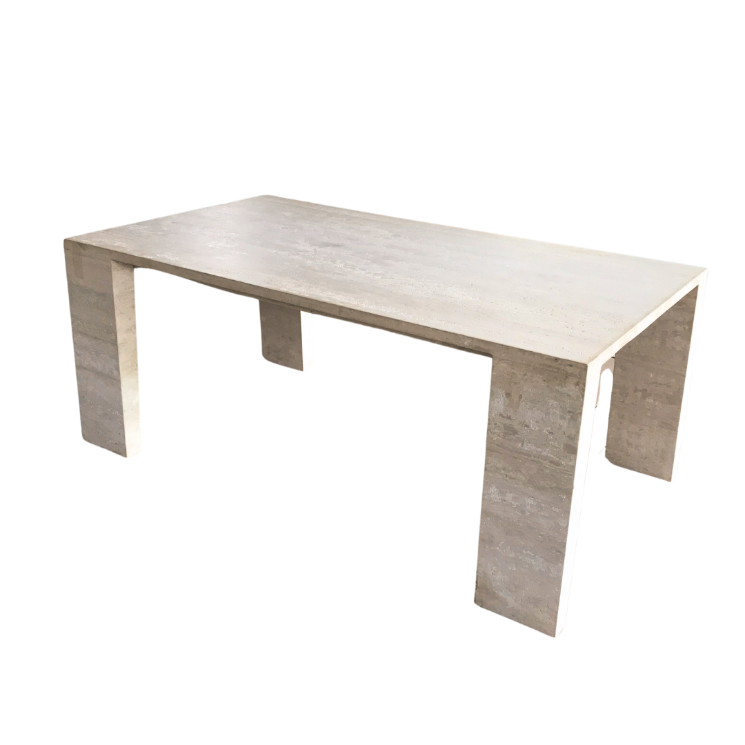 Bàn ăn đá Travertine tự nhiên Soho