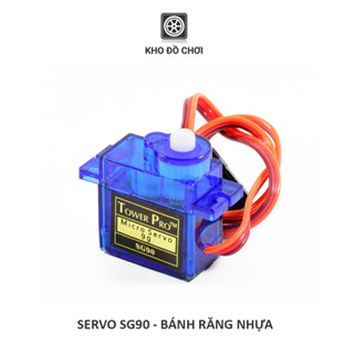 Servo xanh SG90 - Bánh răng nhựa (1.8Kg)