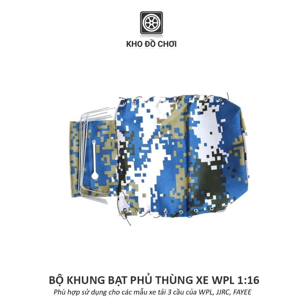 Bộ khung bạt phủ thùng xe WPL, JJRC tỉ lệ 1:16
