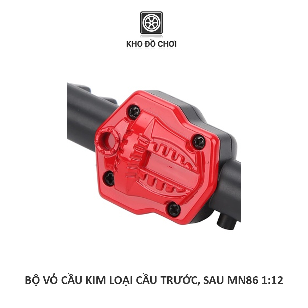 Bộ vỏ cầu kim loại cầu trước, cầu sau lắp xe MN86 tỉ lệ 1:12